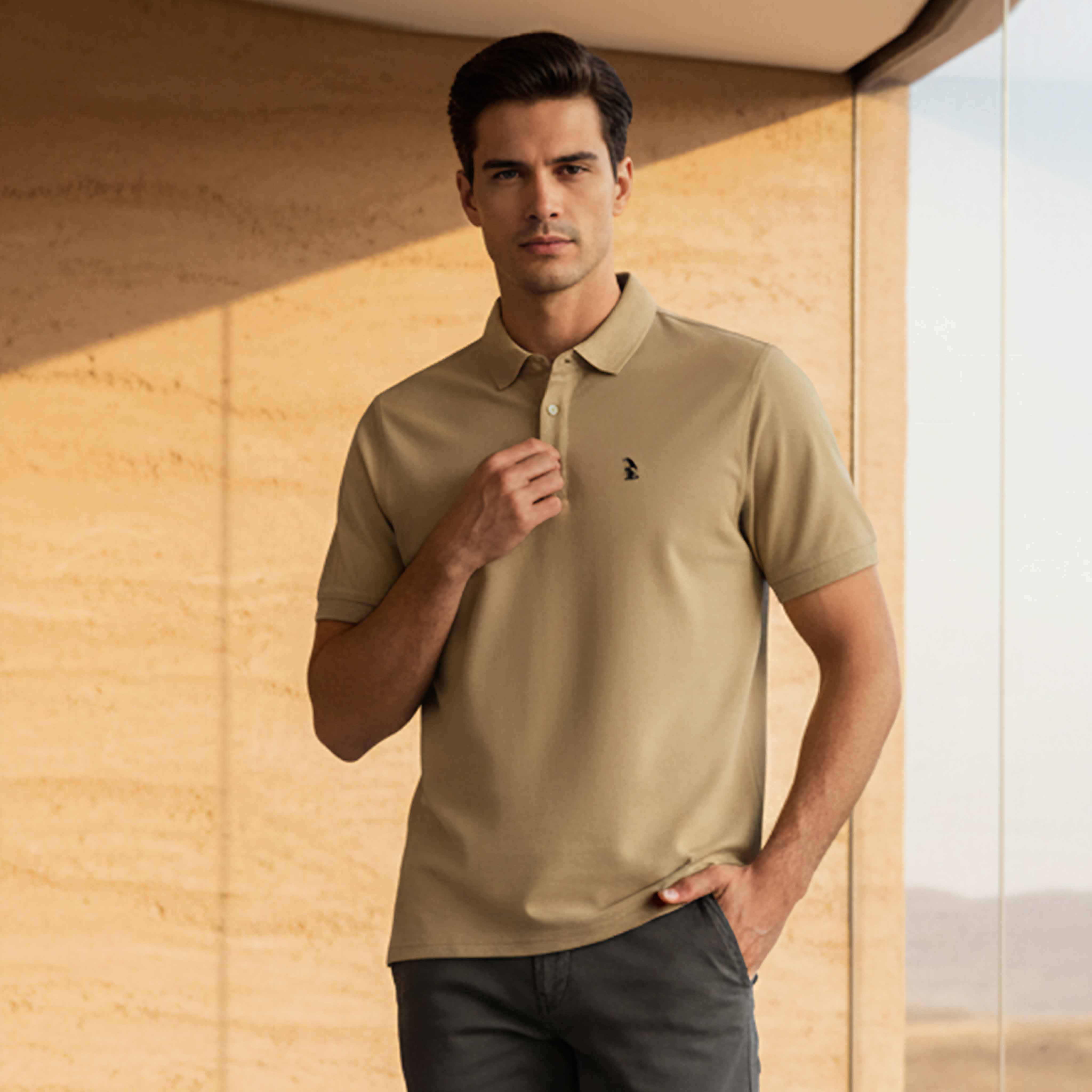 Emperor Men Short Sleeves Polo T-shirt-men-clothing-tshirtsandpolos-polos-image-1