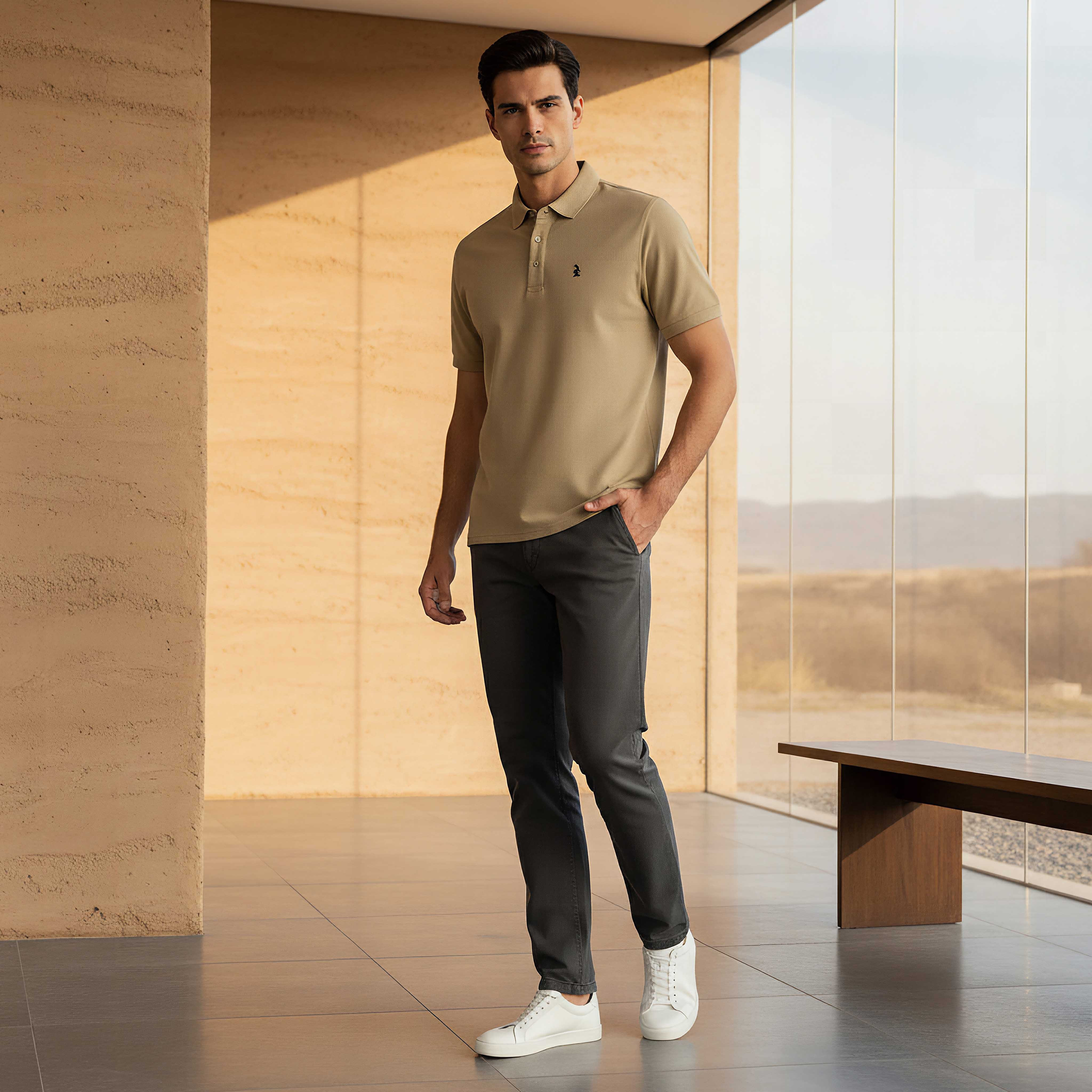 Emperor Men Short Sleeves Polo T-shirt-men-clothing-tshirtsandpolos-polos-image-2