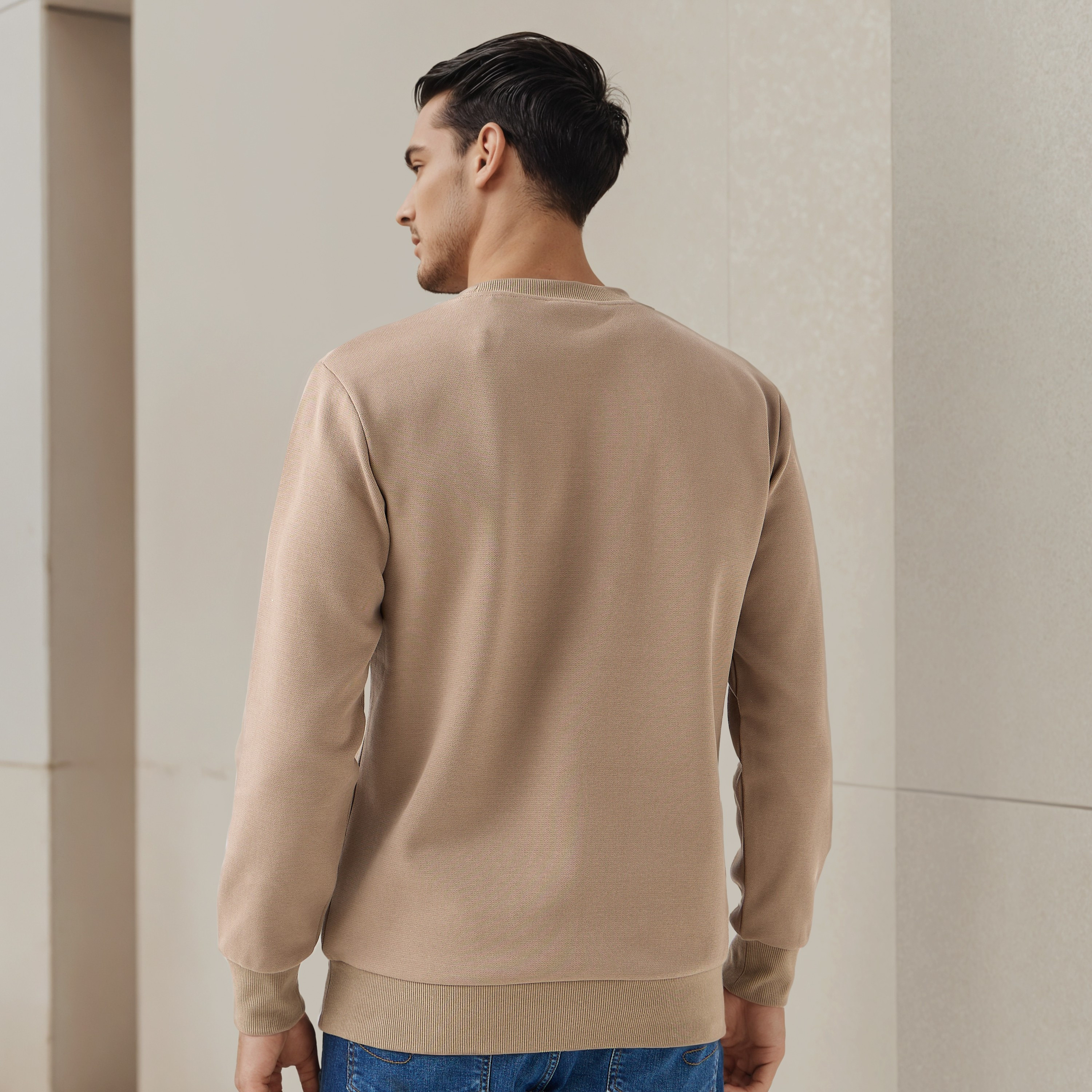 Emperor Men Relaxed Fit Cotton Blend Sweatshirt-men-winterwear-hoodiesandsweatshirts-image-3