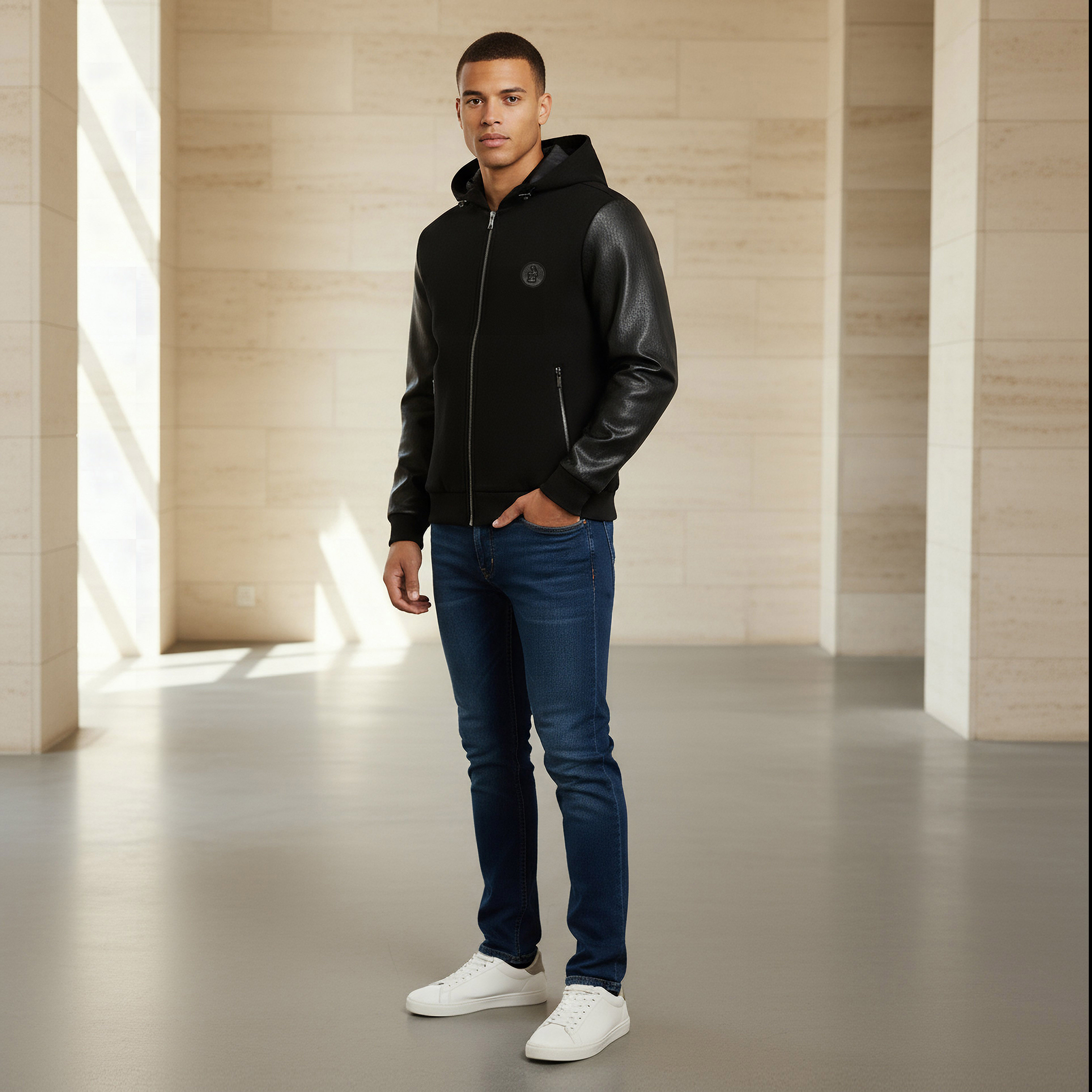 جاكيت بايكر بقبعة للرجال من إمبيرور-men-clothing-jacketsandblazers-jackets-image-2