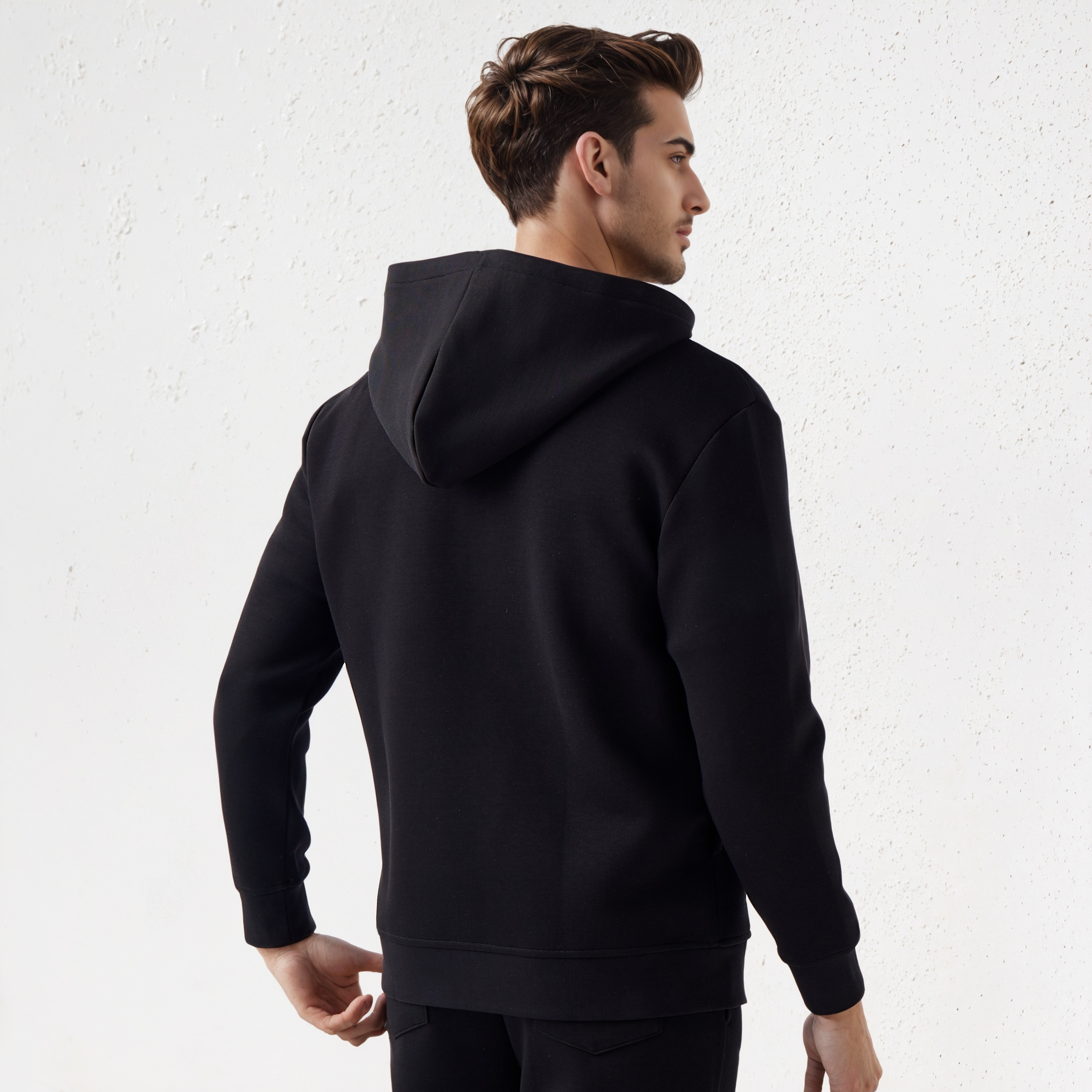 Emperor Men Logo Detail Hoodie-men-winterwear-hoodiesandsweatshirts-image-3