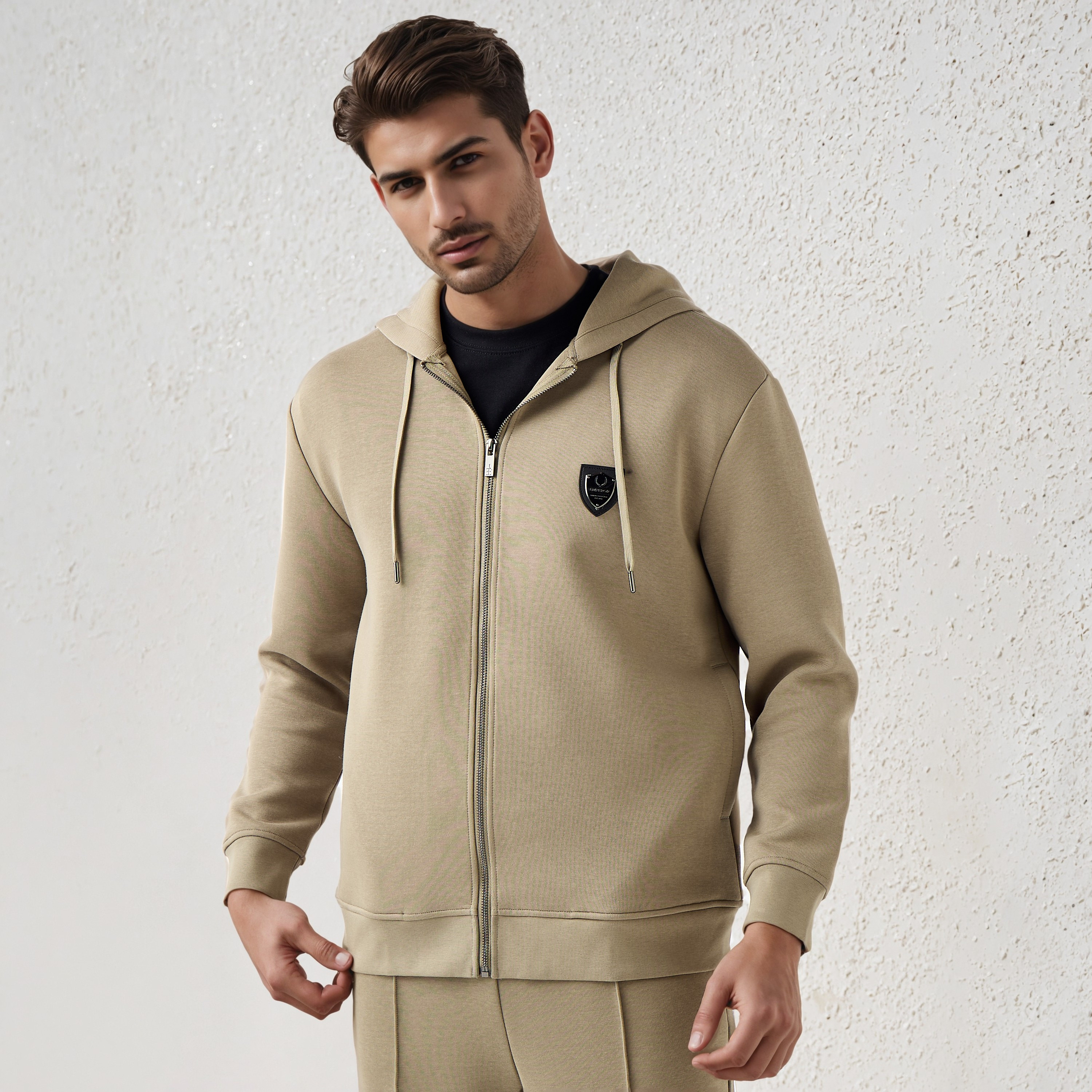 Emperor Men Logo Detail Hoodie-men-winterwear-hoodiesandsweatshirts-image-1