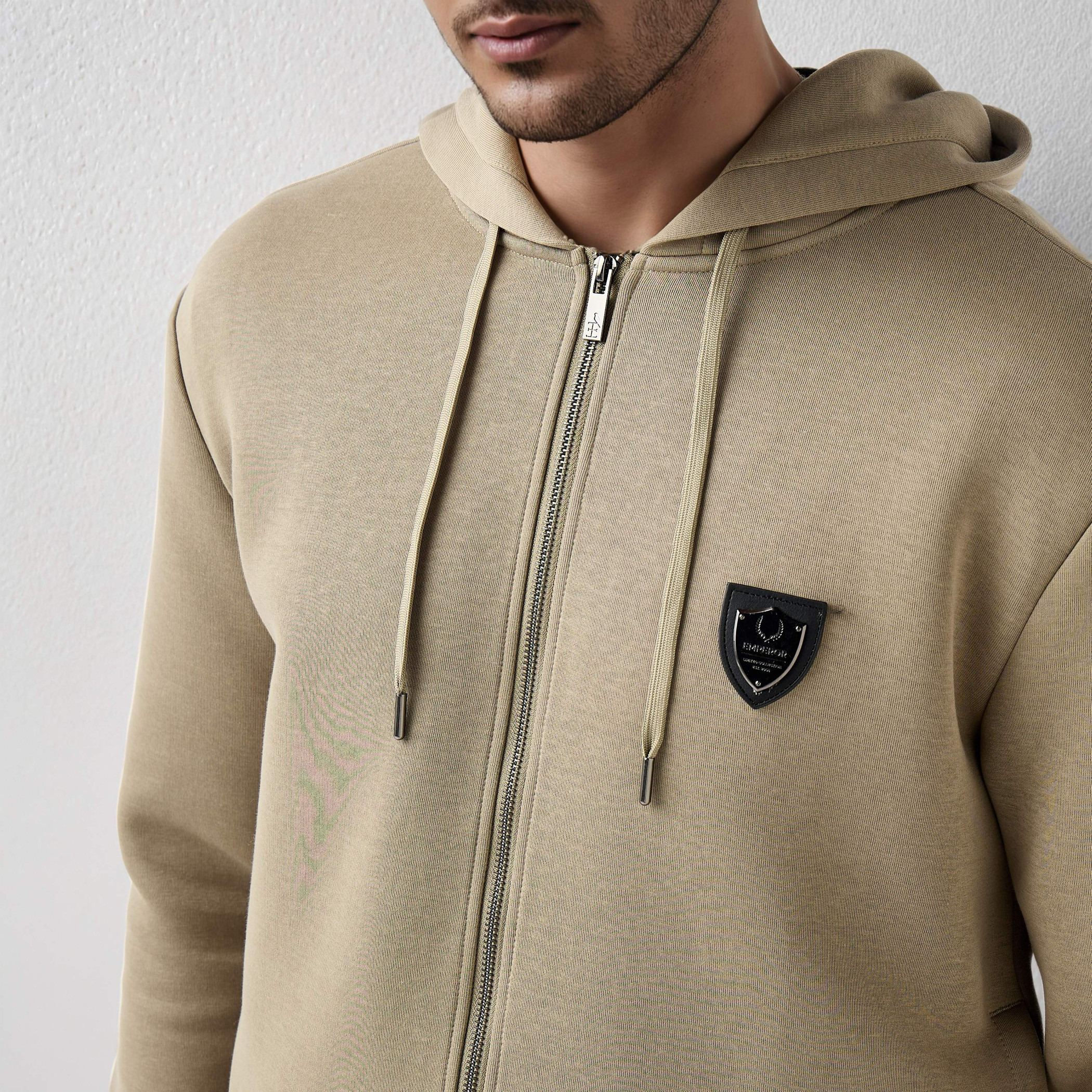 Emperor Men Logo Detail Hoodie-men-winterwear-hoodiesandsweatshirts-image-4