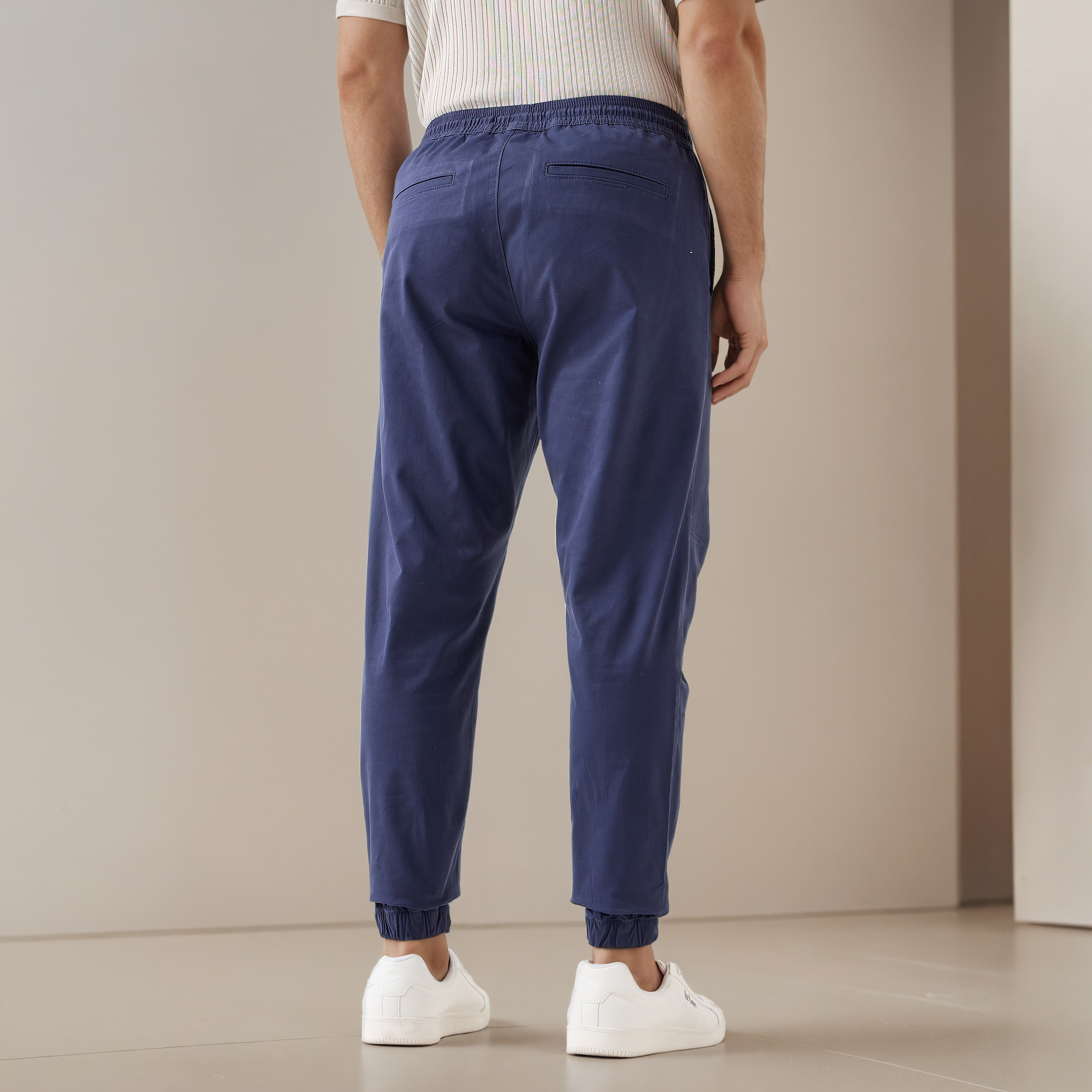 Drawstring Waist Flexi Waist Joggers-men-clothing-bottoms-joggers-image-3
