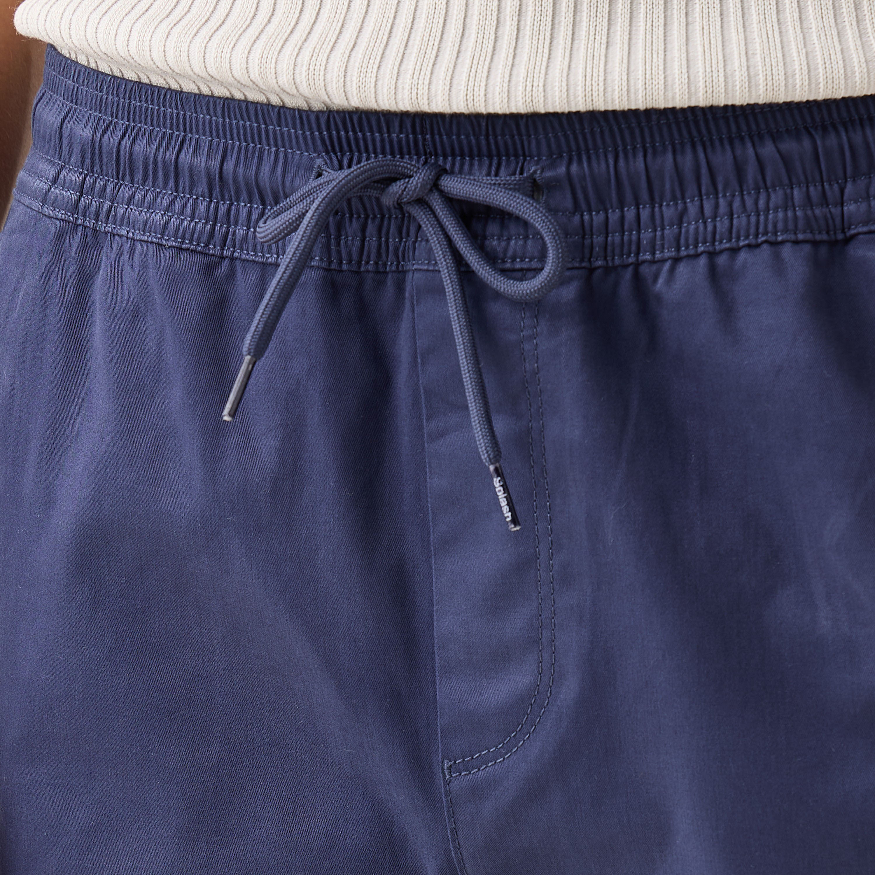 Drawstring Waist Flexi Waist Joggers-men-clothing-bottoms-joggers-image-4