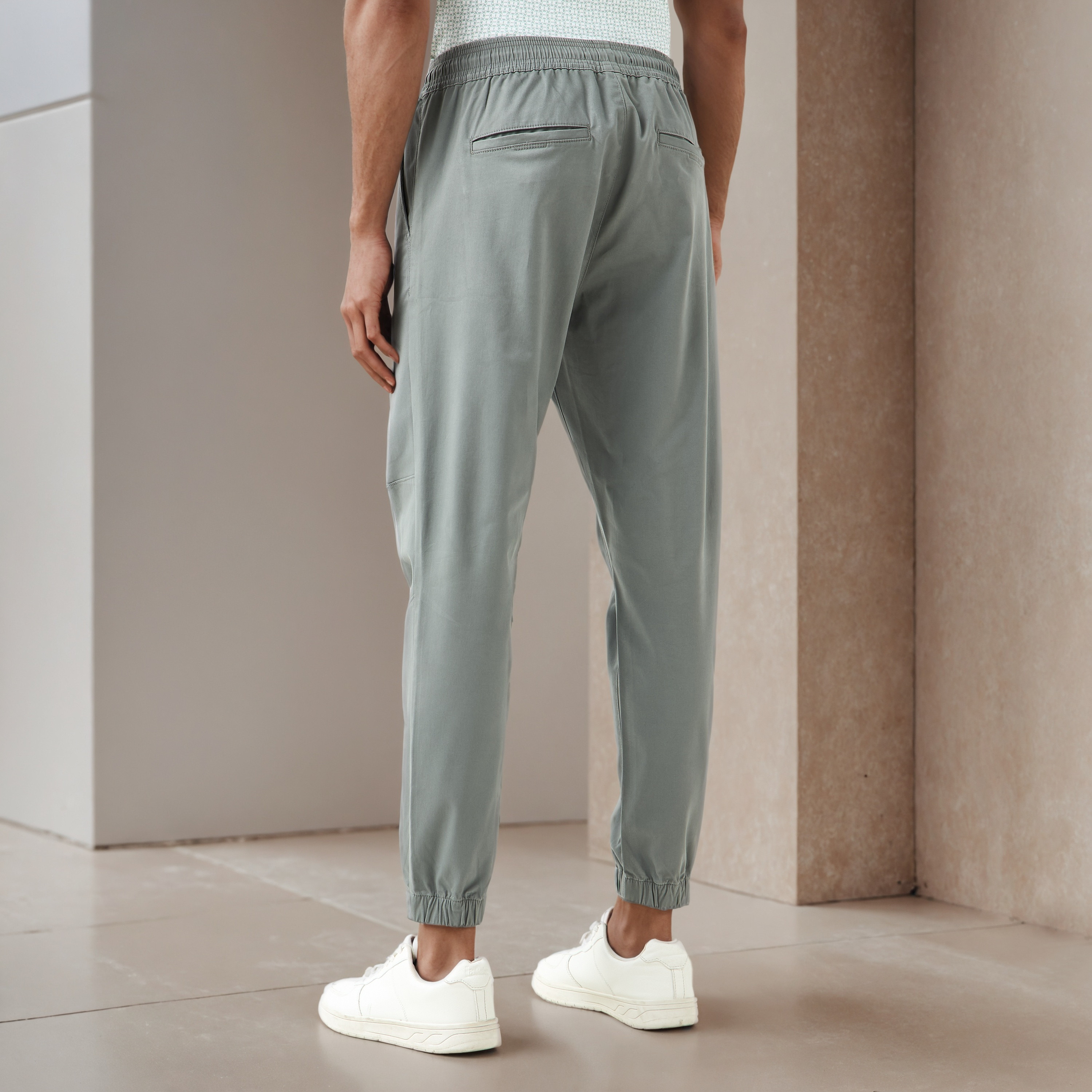 Men Slim Fit Flexi Waist Joggers-men-clothing-bottoms-joggers-image-3