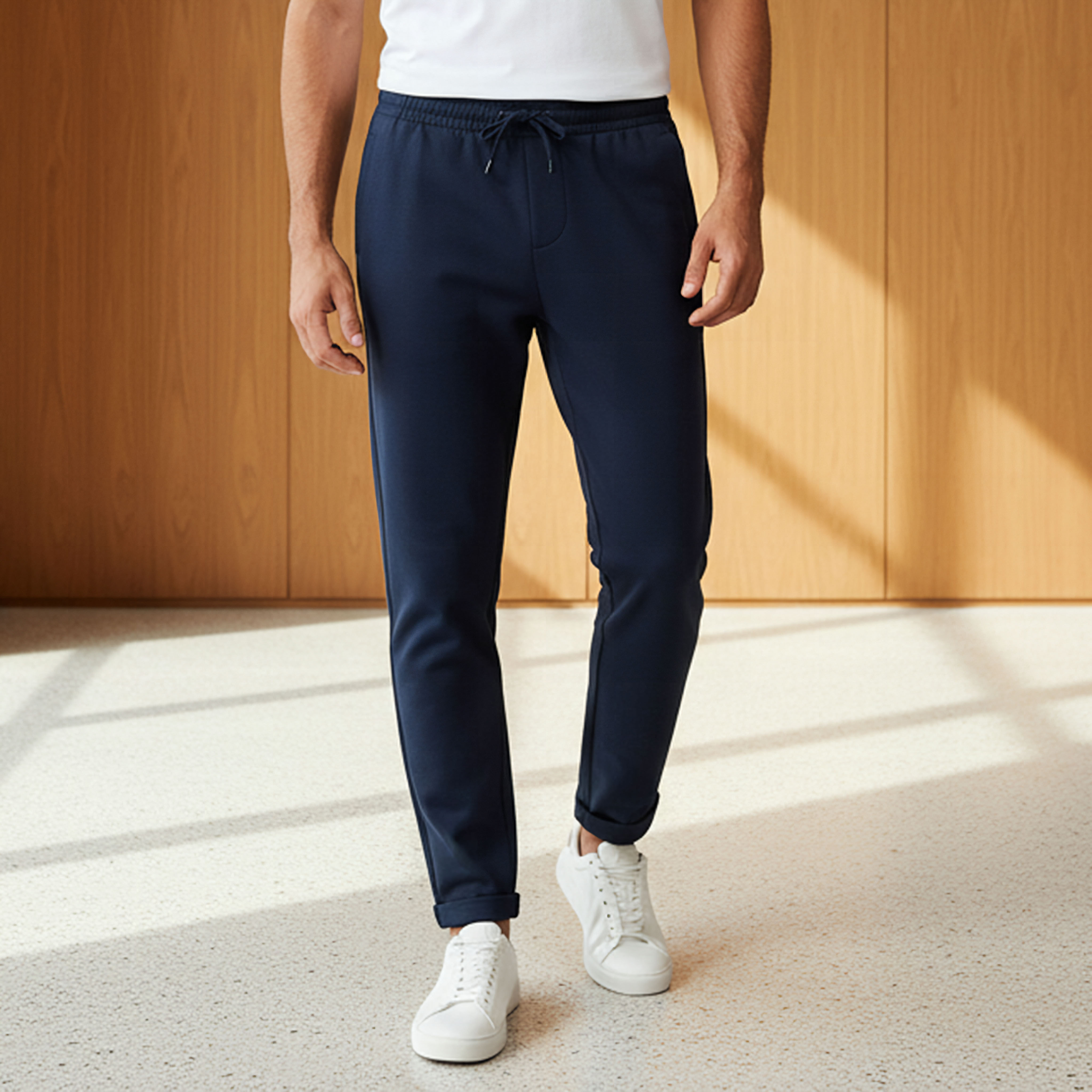 Pique Pull-On Flexi Waist Joggers-men-clothing-bottoms-joggers-image-1