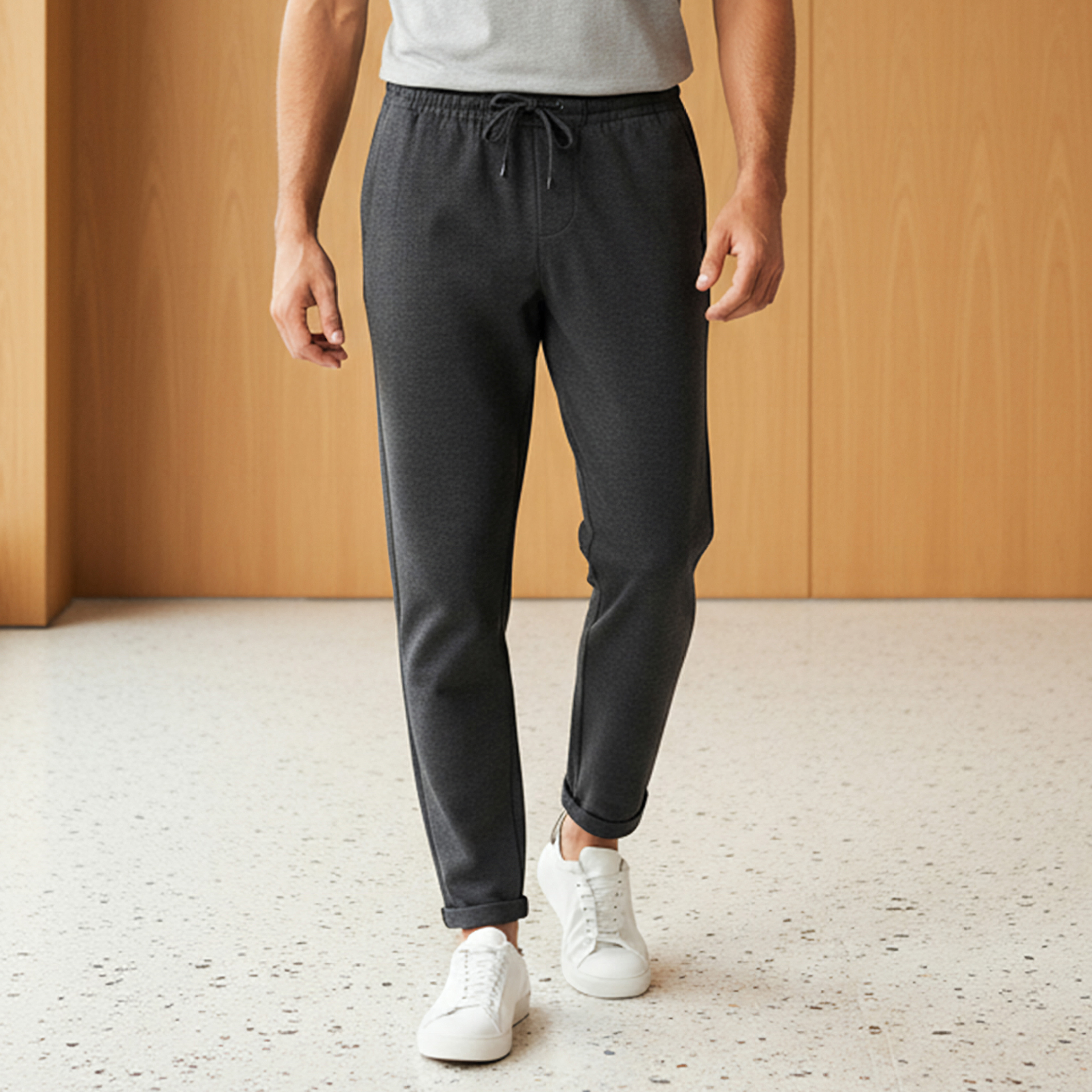 Pique Pull-On Flexi Waist Joggers-men-clothing-bottoms-joggers-image-1