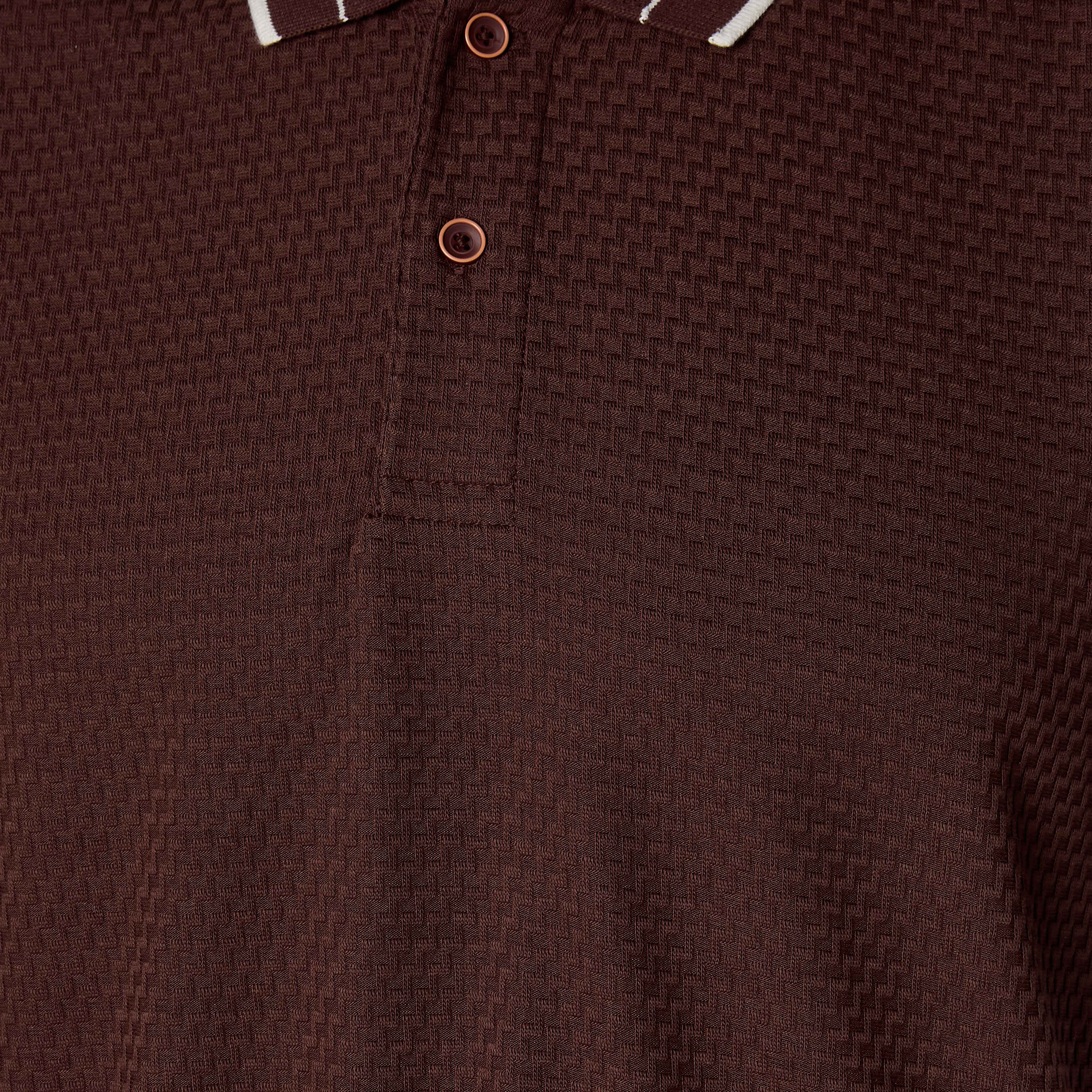 Men Short Sleeves Jacquard Polo T-shirt-men-clothing-tshirtsandpolos-polos-image-4