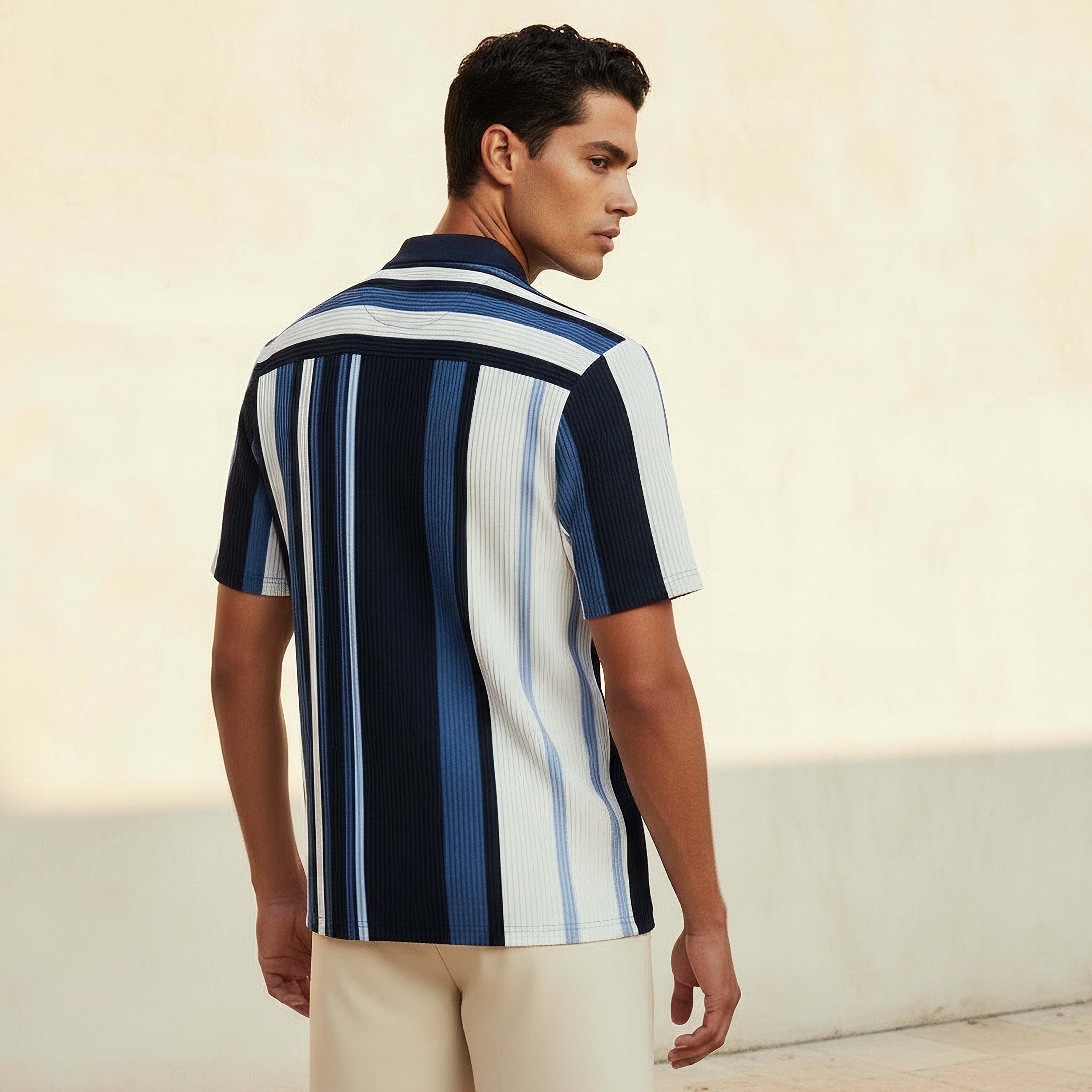 Men Short Sleeves Striped Polo T-shirt-men-clothing-tshirtsandpolos-polos-image-4
