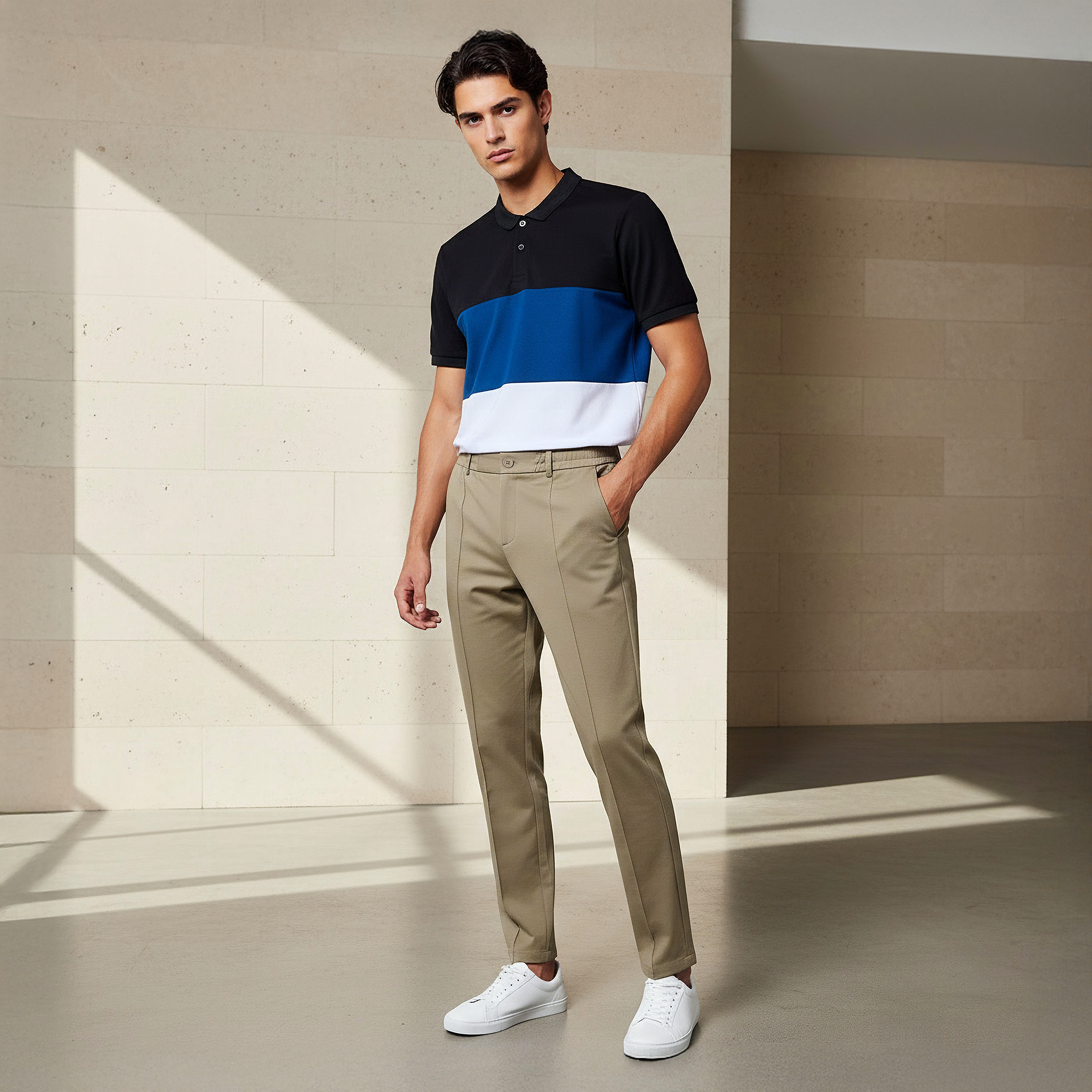 بنطلون بقصّة سليم للرجال-men-clothing-bottoms-trousersandchinos-trousers-image-2