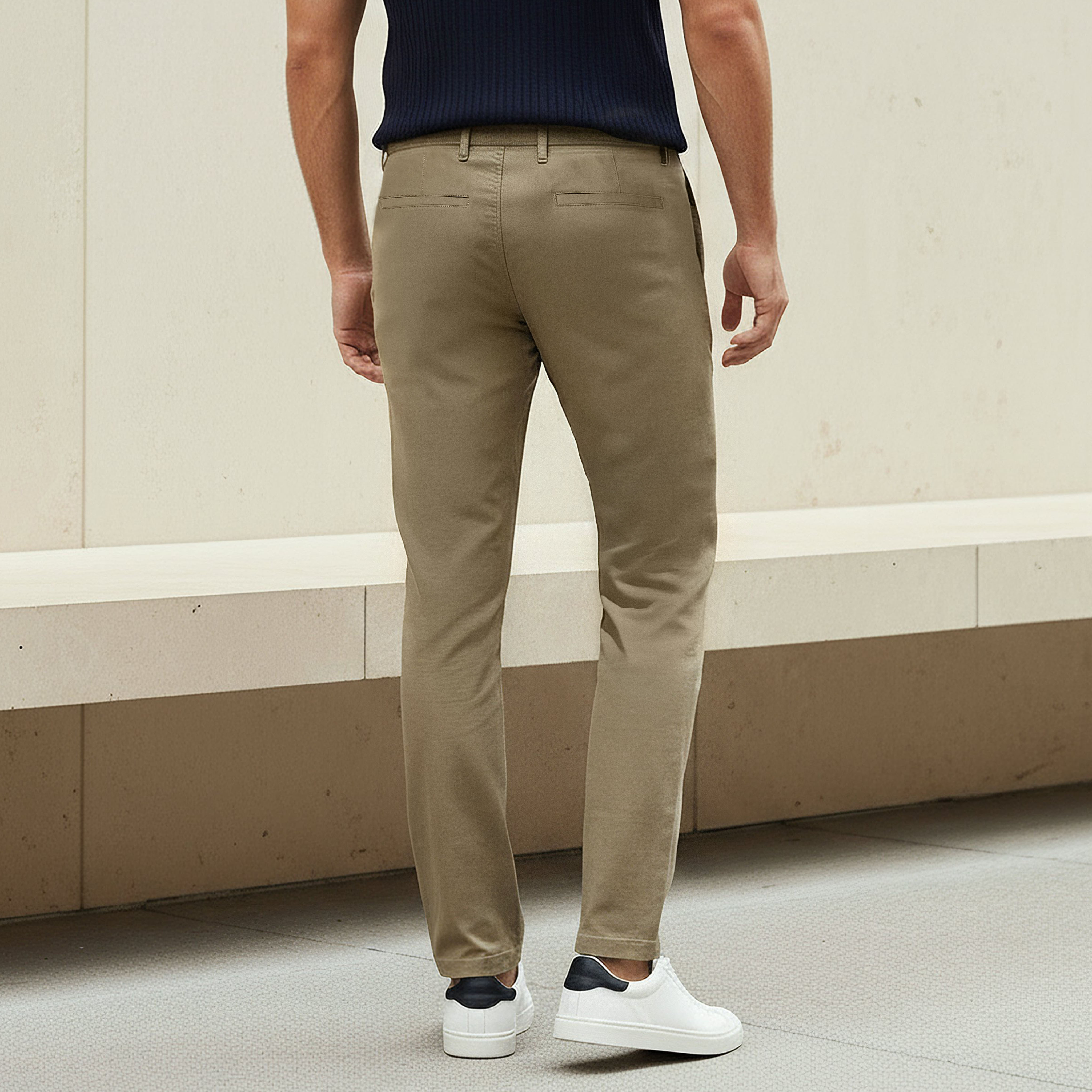 بنطلون تشينو بقصة سليم وجيوب للرجال-men-clothing-bottoms-trousersandchinos-chinos-image-3