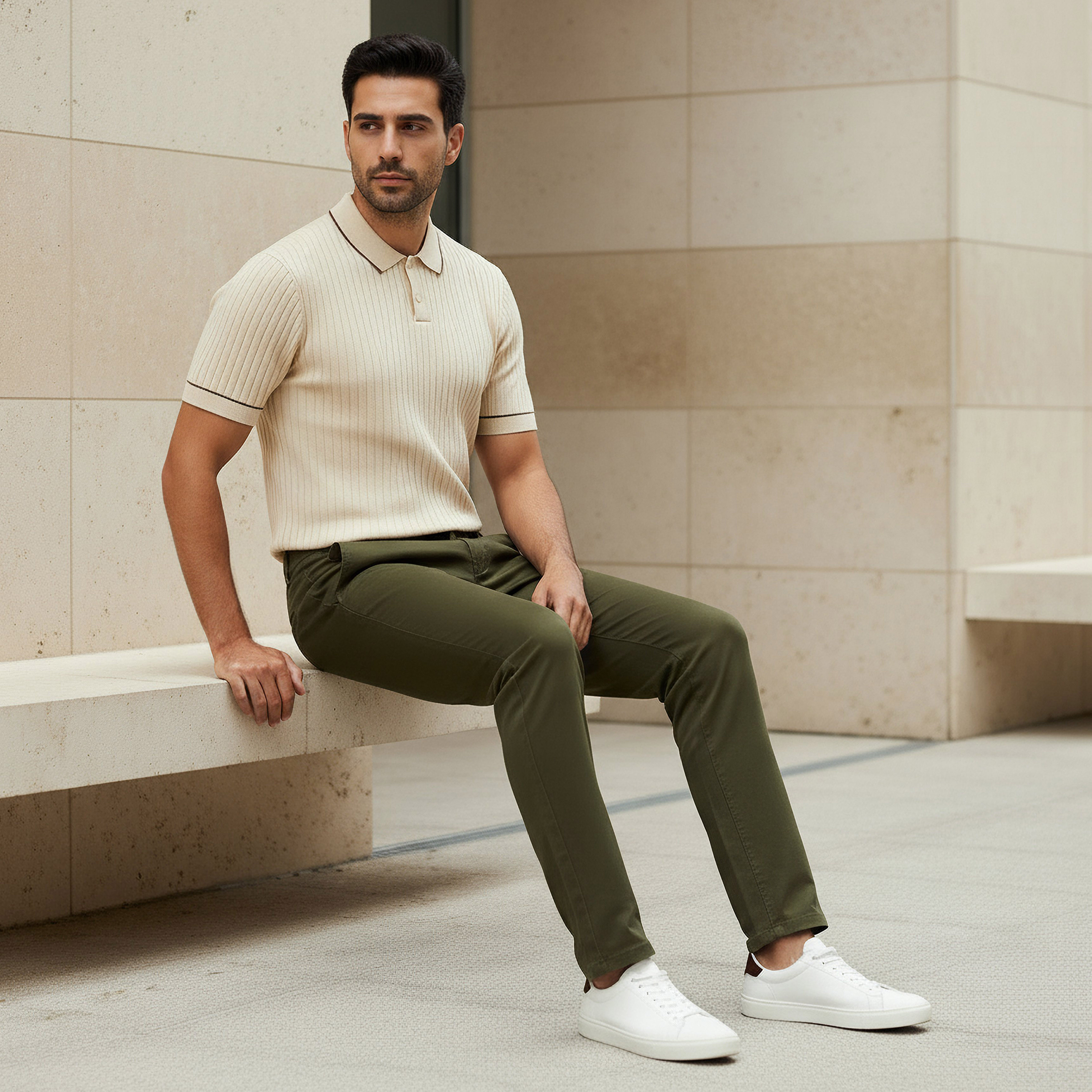 بنطلون تشينو بقصة سليم وجيوب للرجال-men-clothing-bottoms-trousersandchinos-chinos-image-3