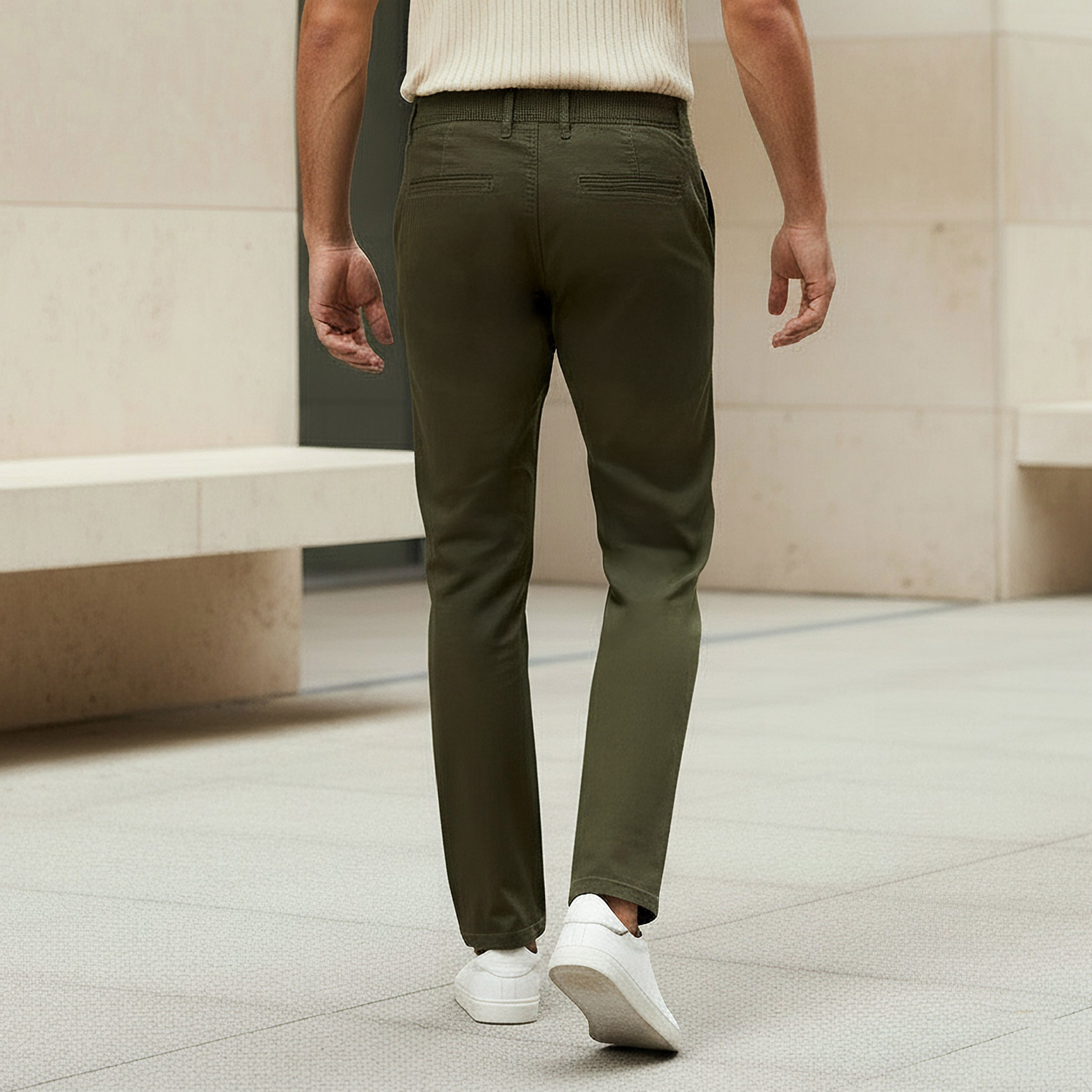 بنطلون تشينو بقصة سليم وجيوب للرجال-men-clothing-bottoms-trousersandchinos-chinos-image-2