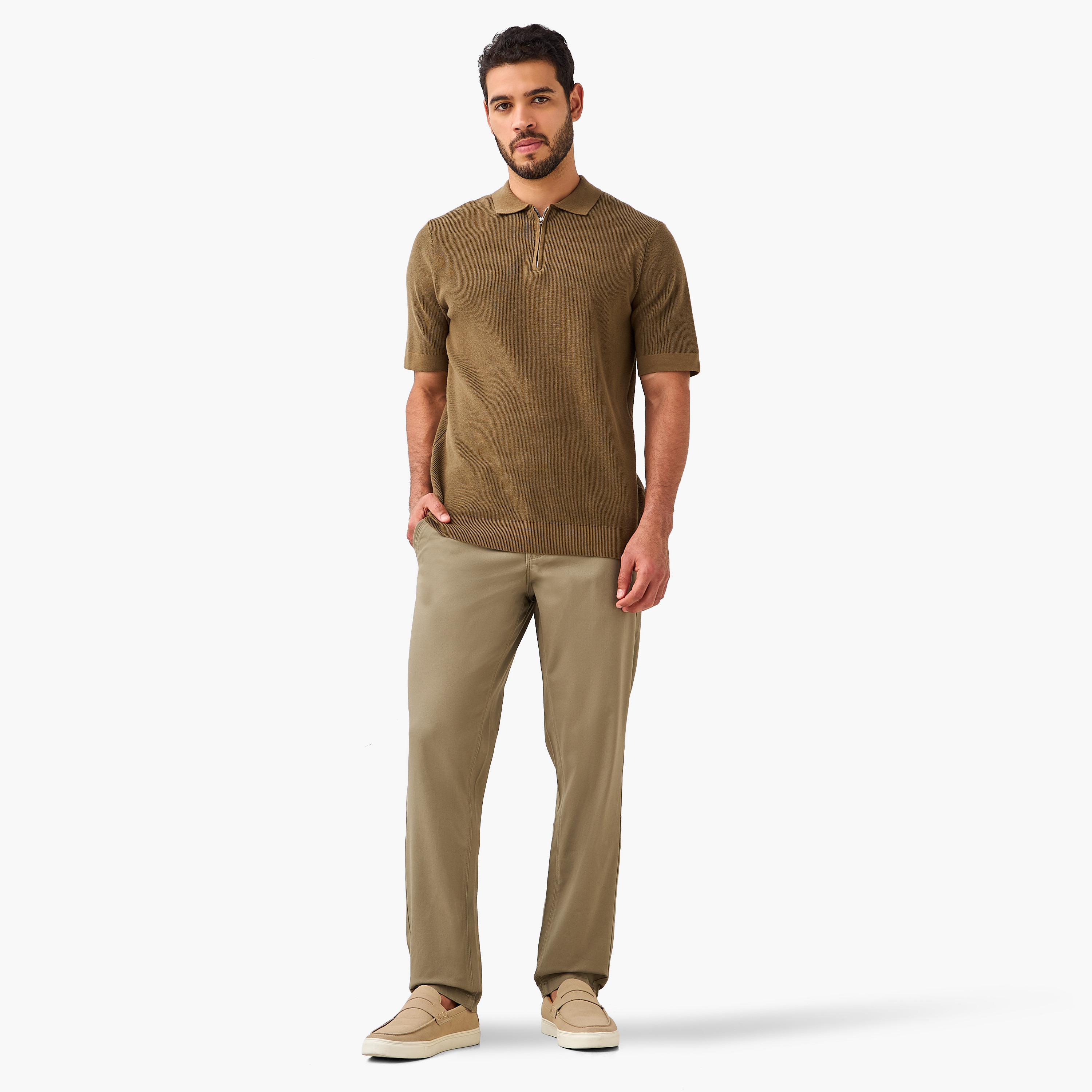 Men Slim Fit Belted Cotton Chinos-men-clothing-bottoms-trousersandchinos-chinos-image-2