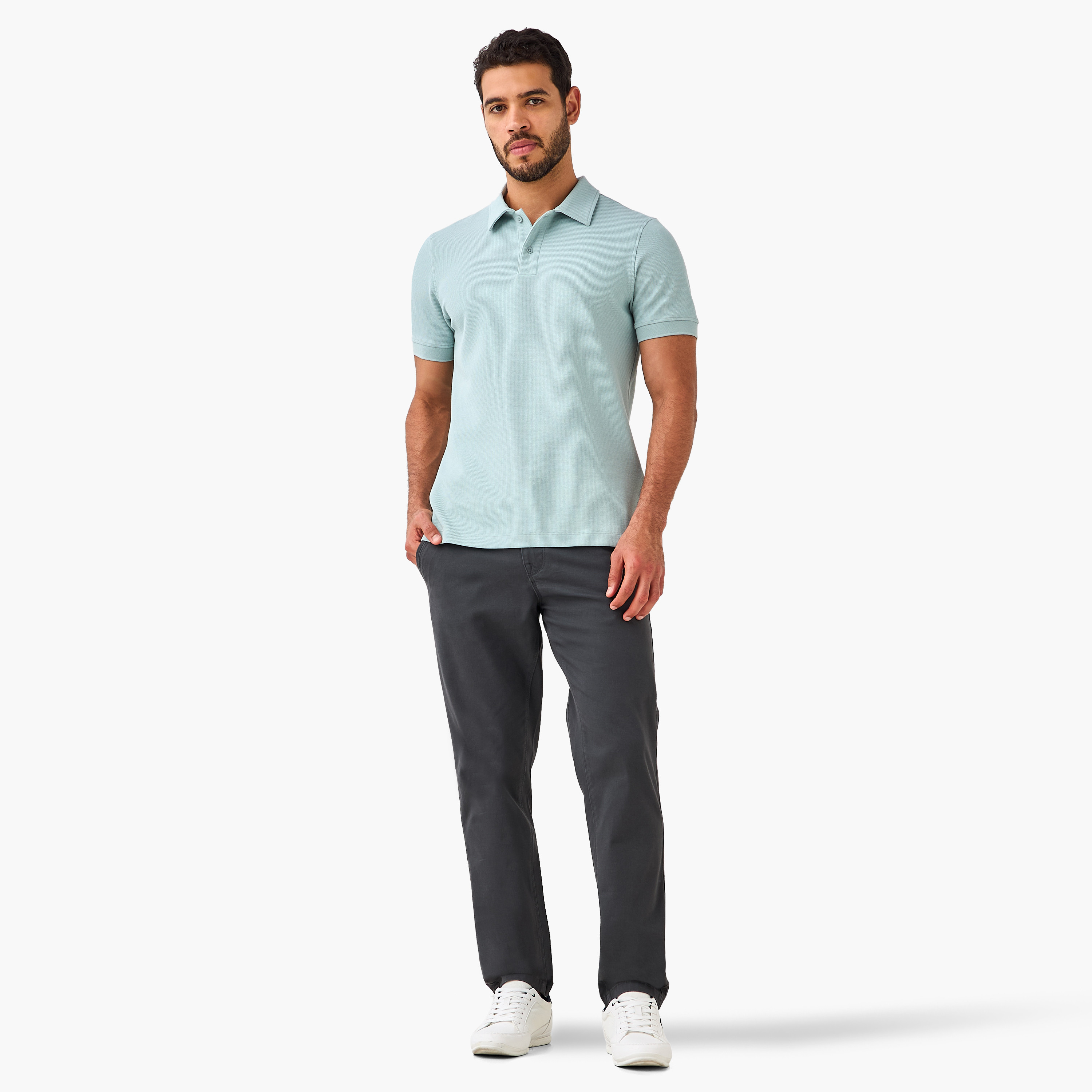 Men Slim Fit Belted Cotton Chinos-men-clothing-bottoms-trousersandchinos-chinos-image-2
