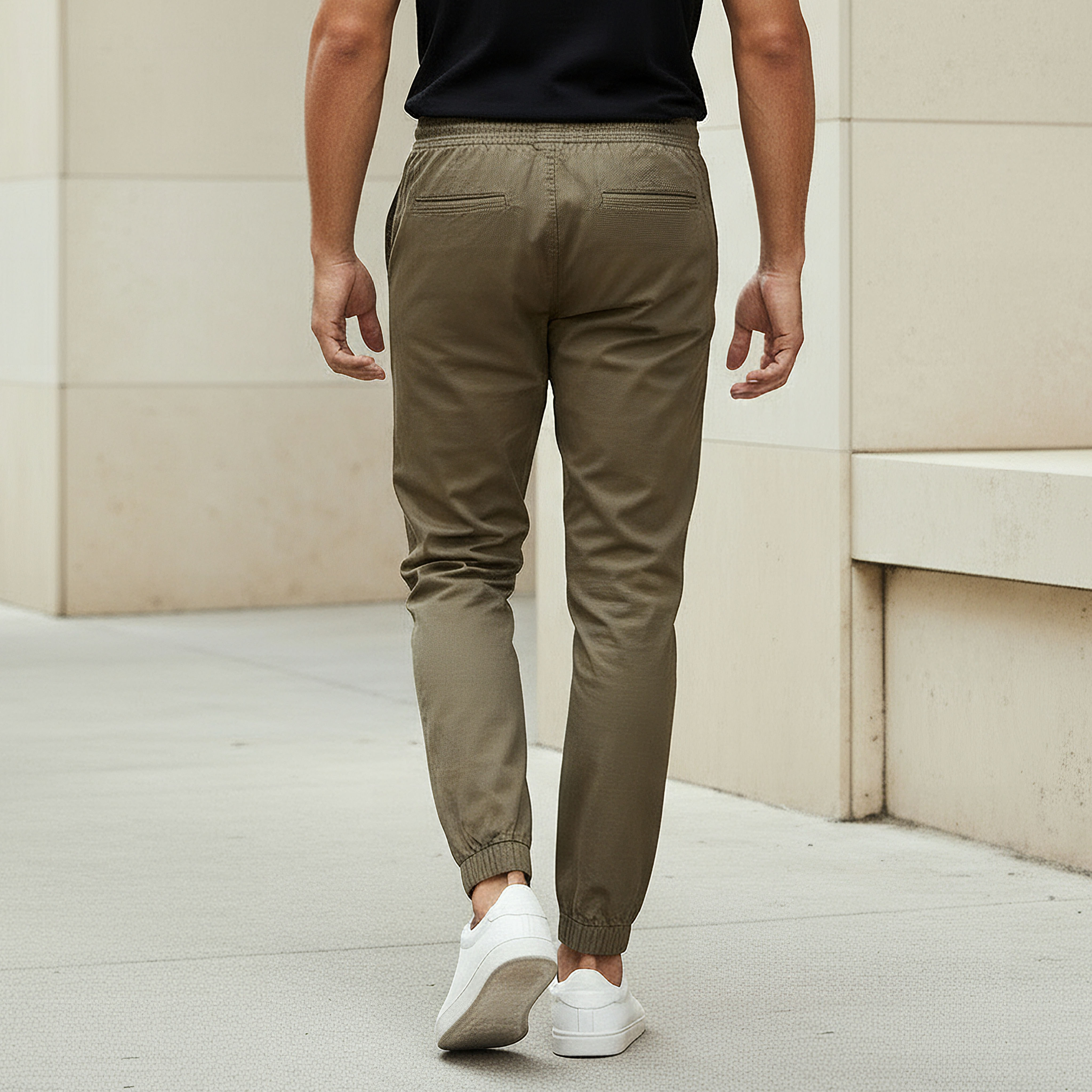 Men Slim Fit Joggers with Pockets-men-clothing-bottoms-joggers-image-3