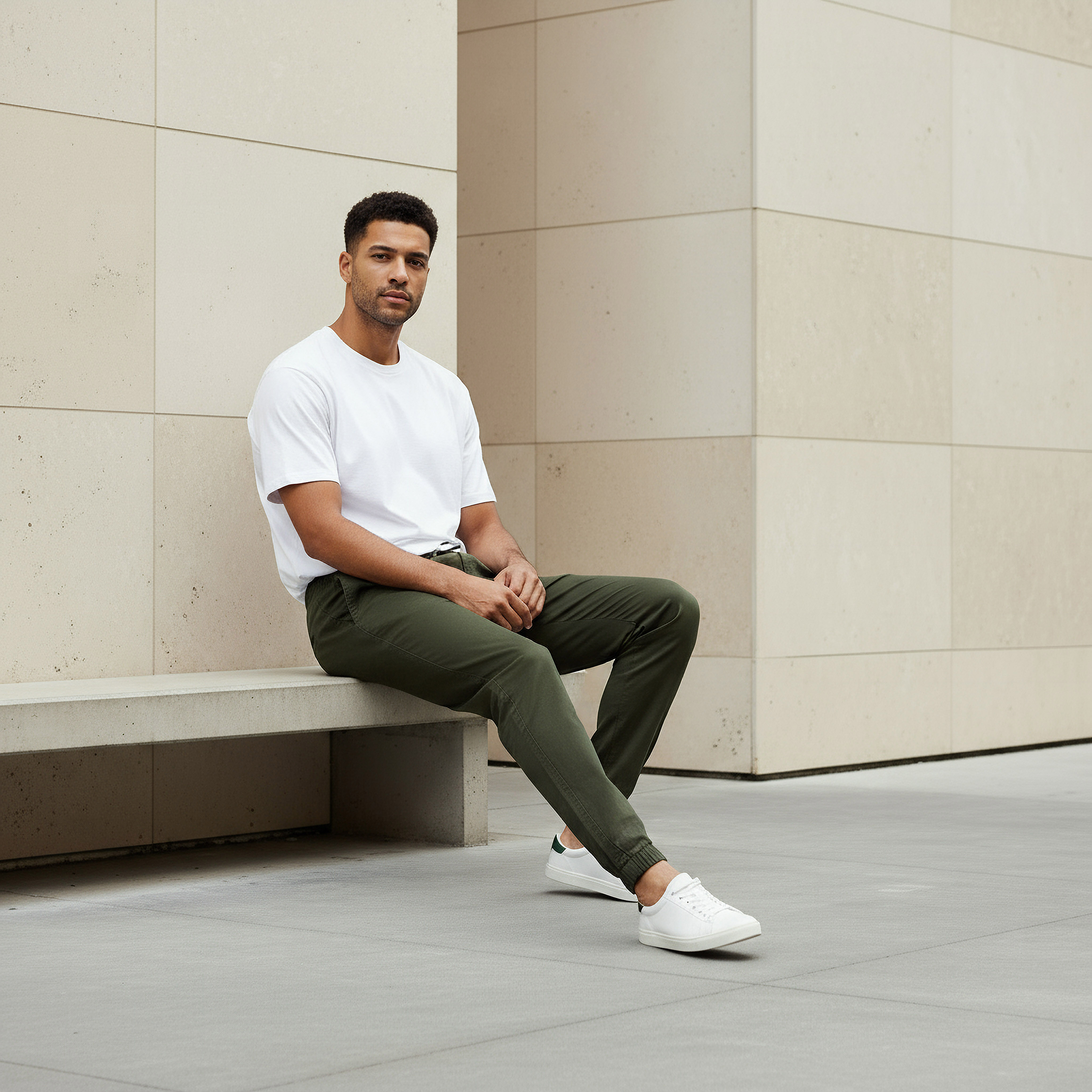 Men Slim Fit Joggers with Pockets-men-clothing-bottoms-joggers-image-2