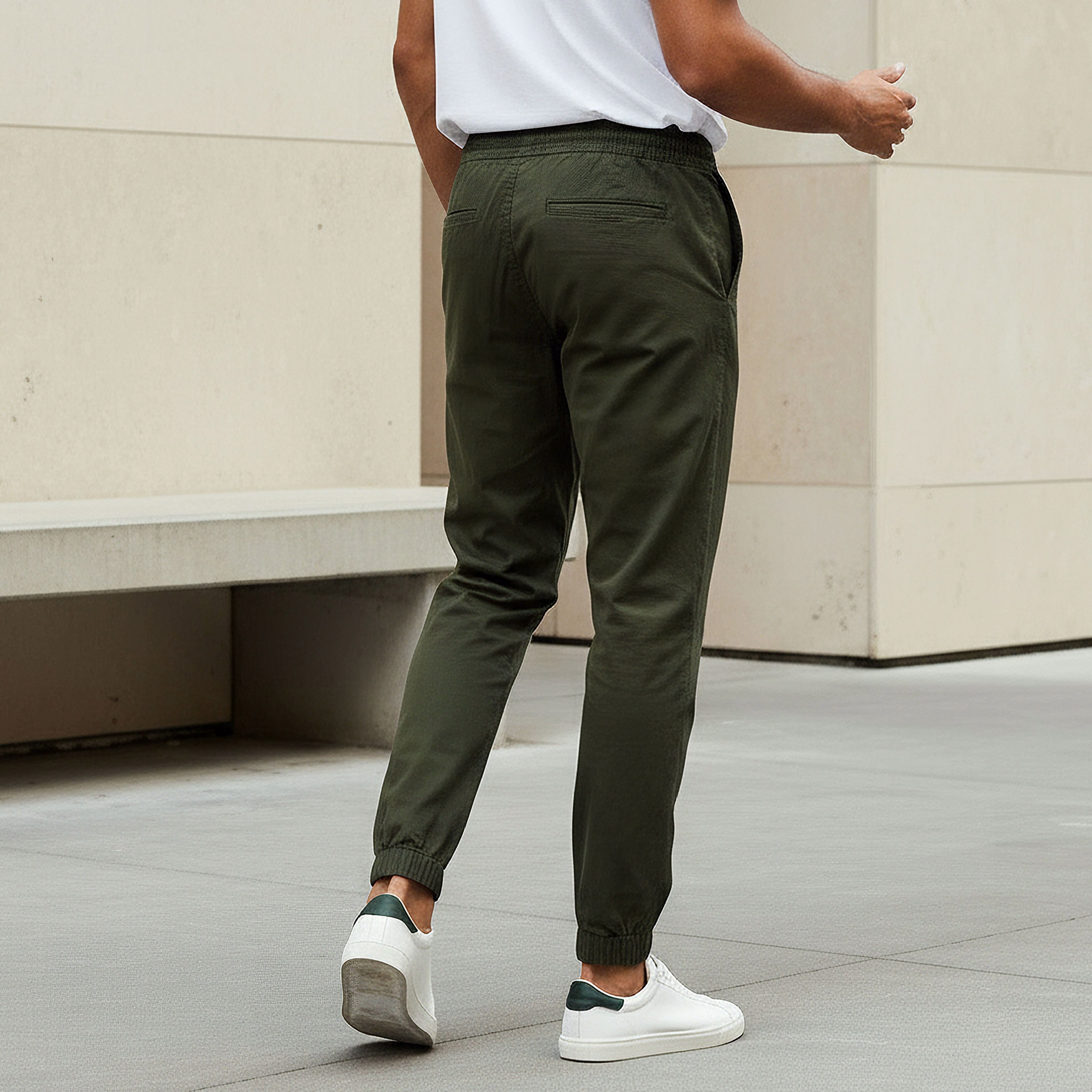 Men Slim Fit Joggers with Pockets-men-clothing-bottoms-joggers-image-3
