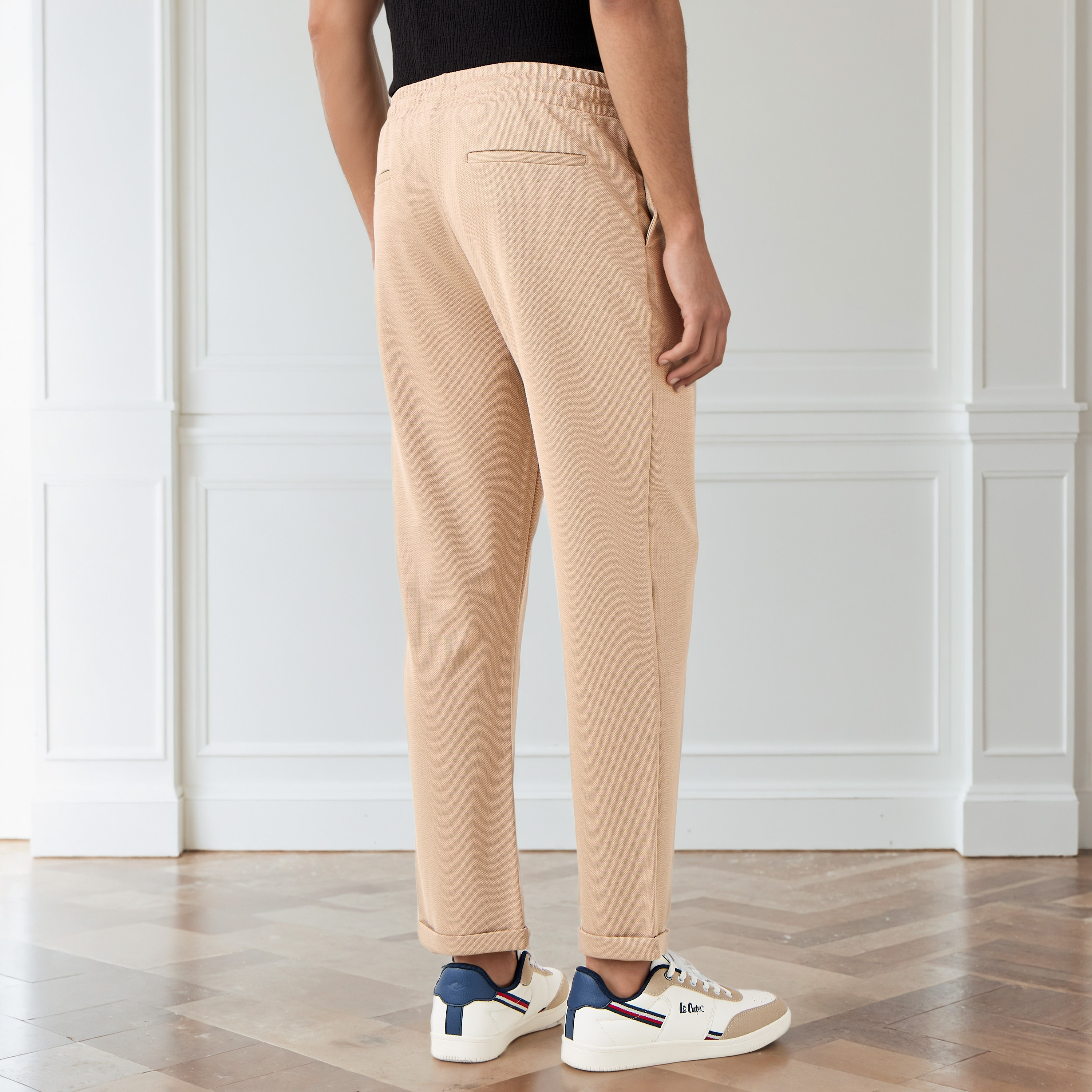 بنطلون بيكيه رجالي بقصة ضيقة-men-clothing-bottoms-trousersandchinos-trousers-image-3