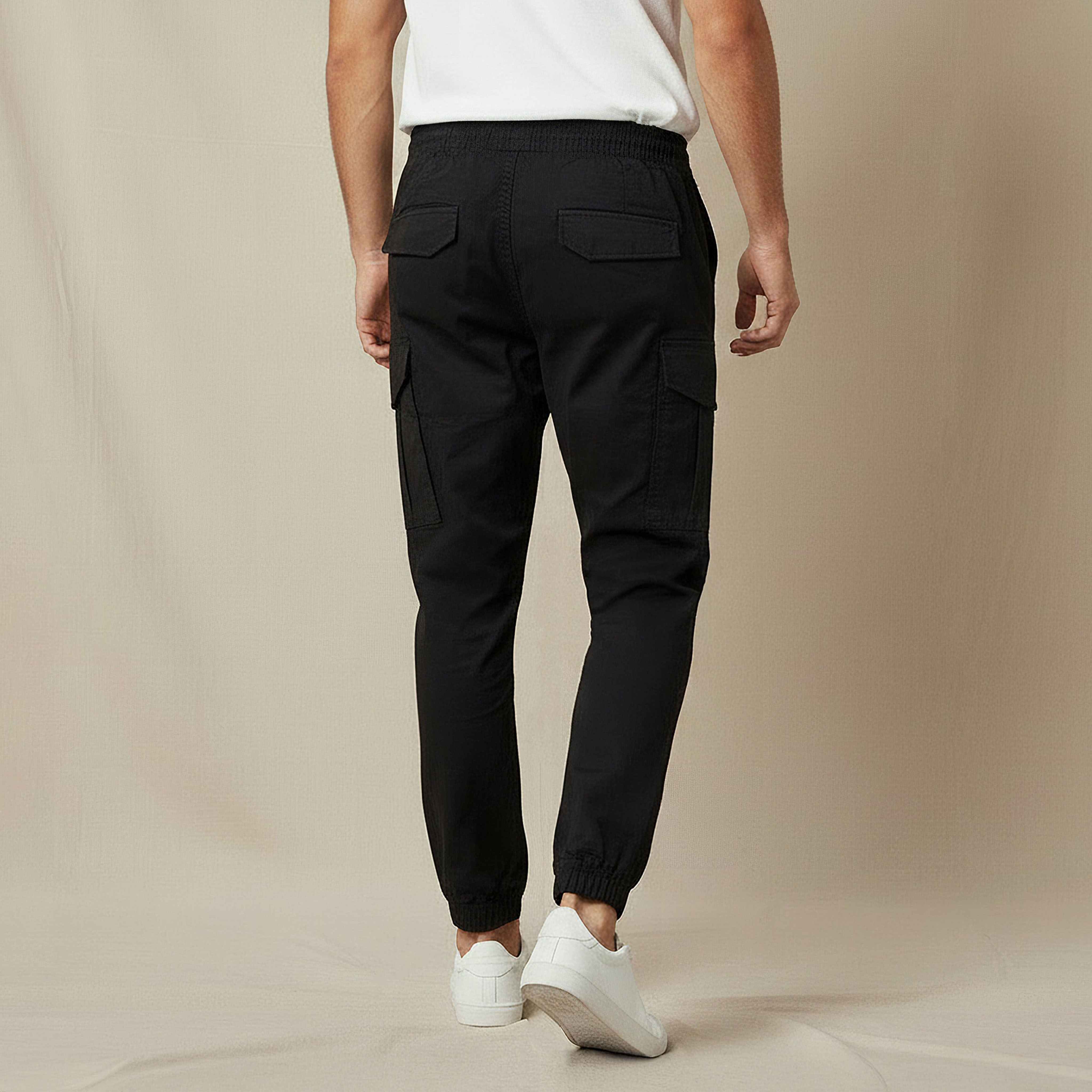 Men Slim Fit Cargo Pants-men-clothing-bottoms-joggers-image-3