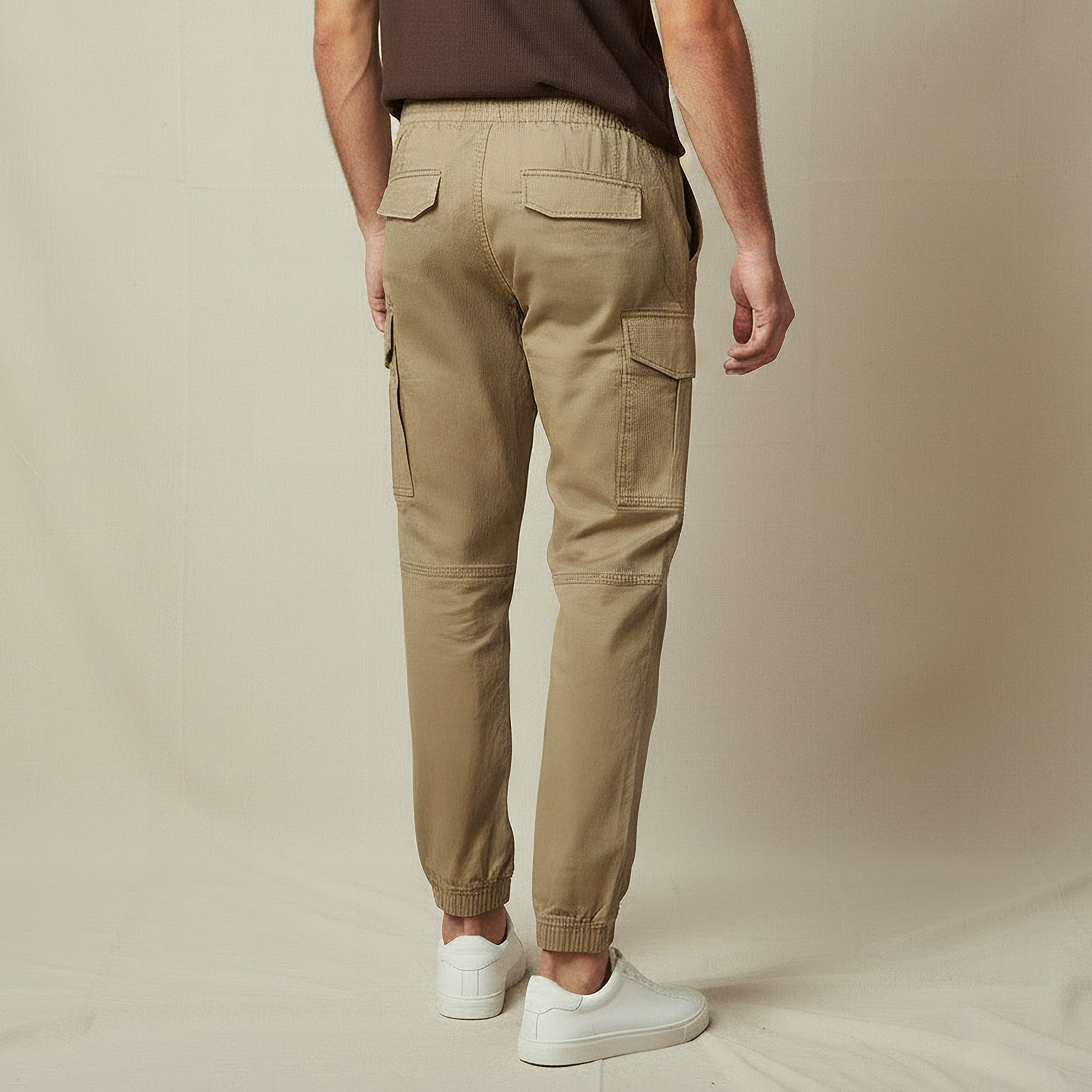 Men Slim Fit Cargo Pants-men-clothing-bottoms-joggers-image-3