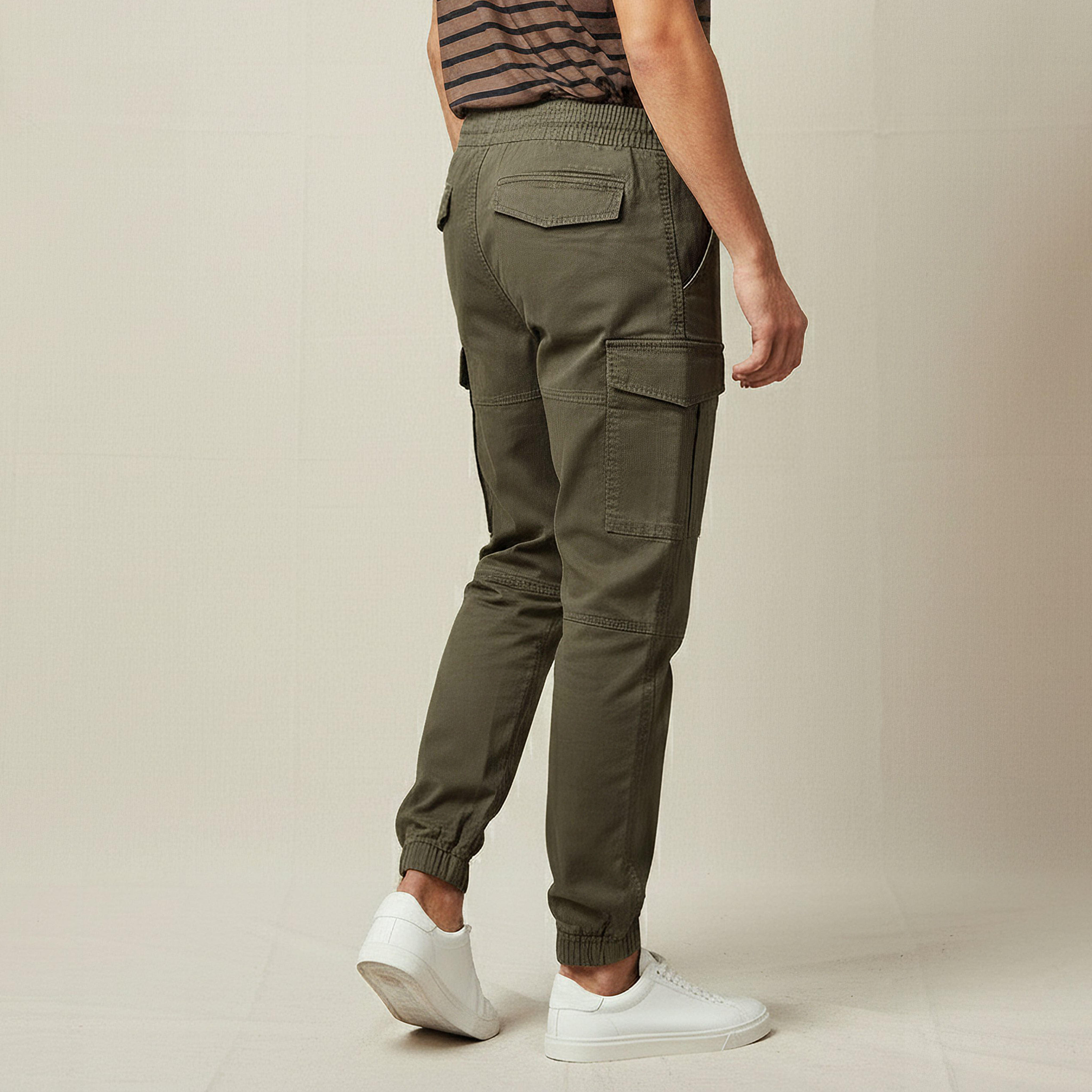 Men Slim Fit Cargo Pants-men-clothing-bottoms-joggers-image-3