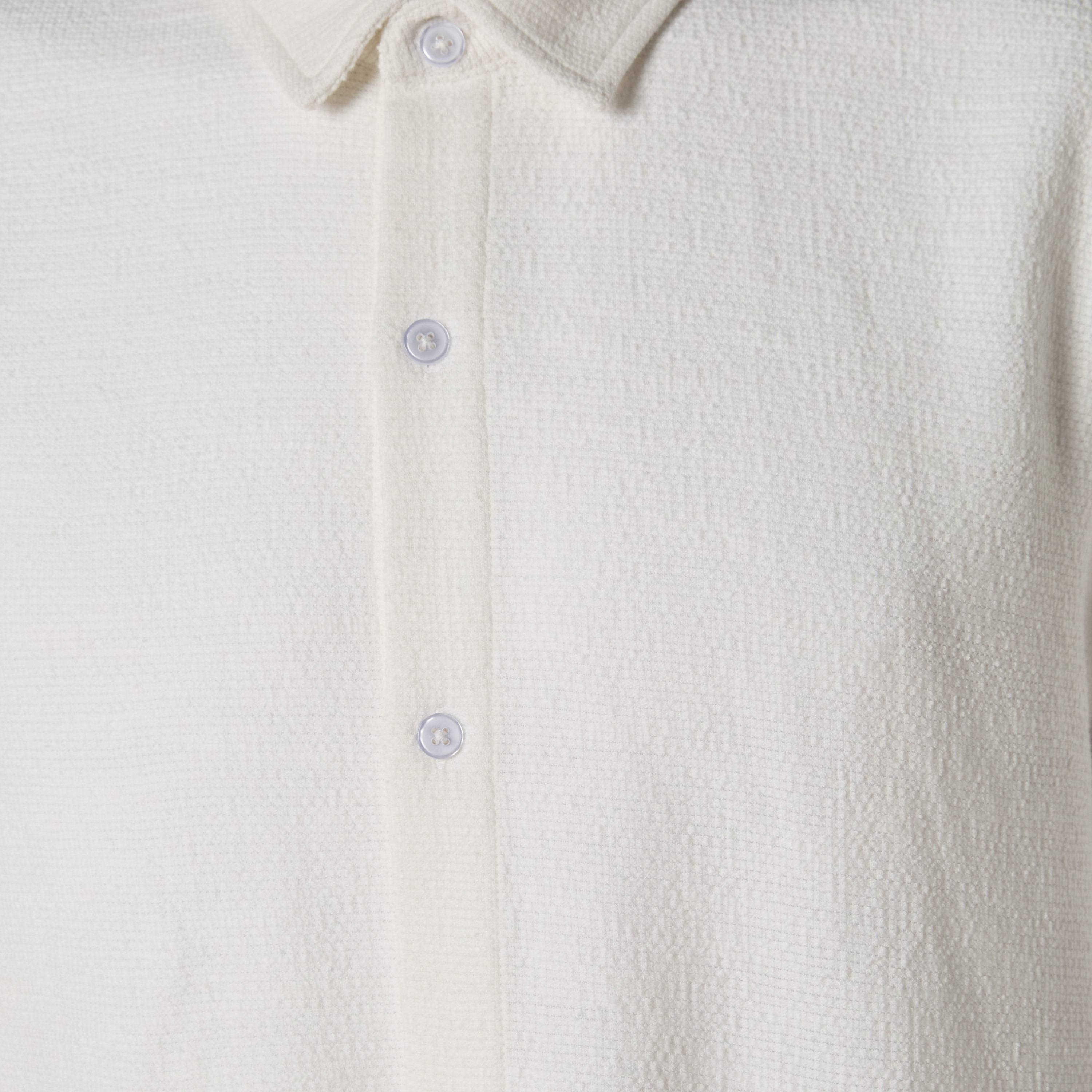 قميص بقصة عادية وياقة وملمس بارز وأكمام قصيرة للرجال-men-clothing-shirts-image-4