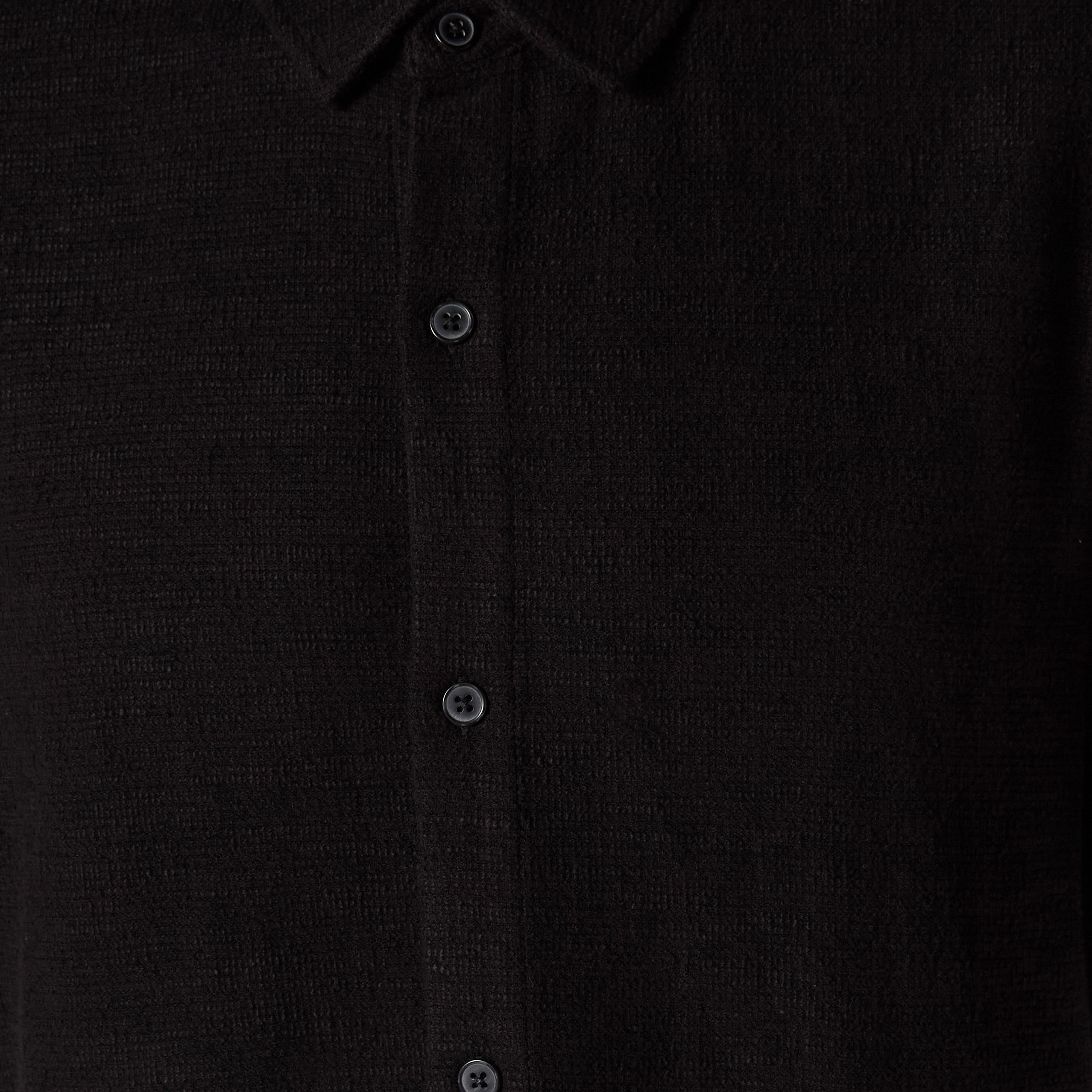 قميص بقصة عادية وياقة وملمس بارز وأكمام قصيرة للرجال-men-clothing-shirts-image-4