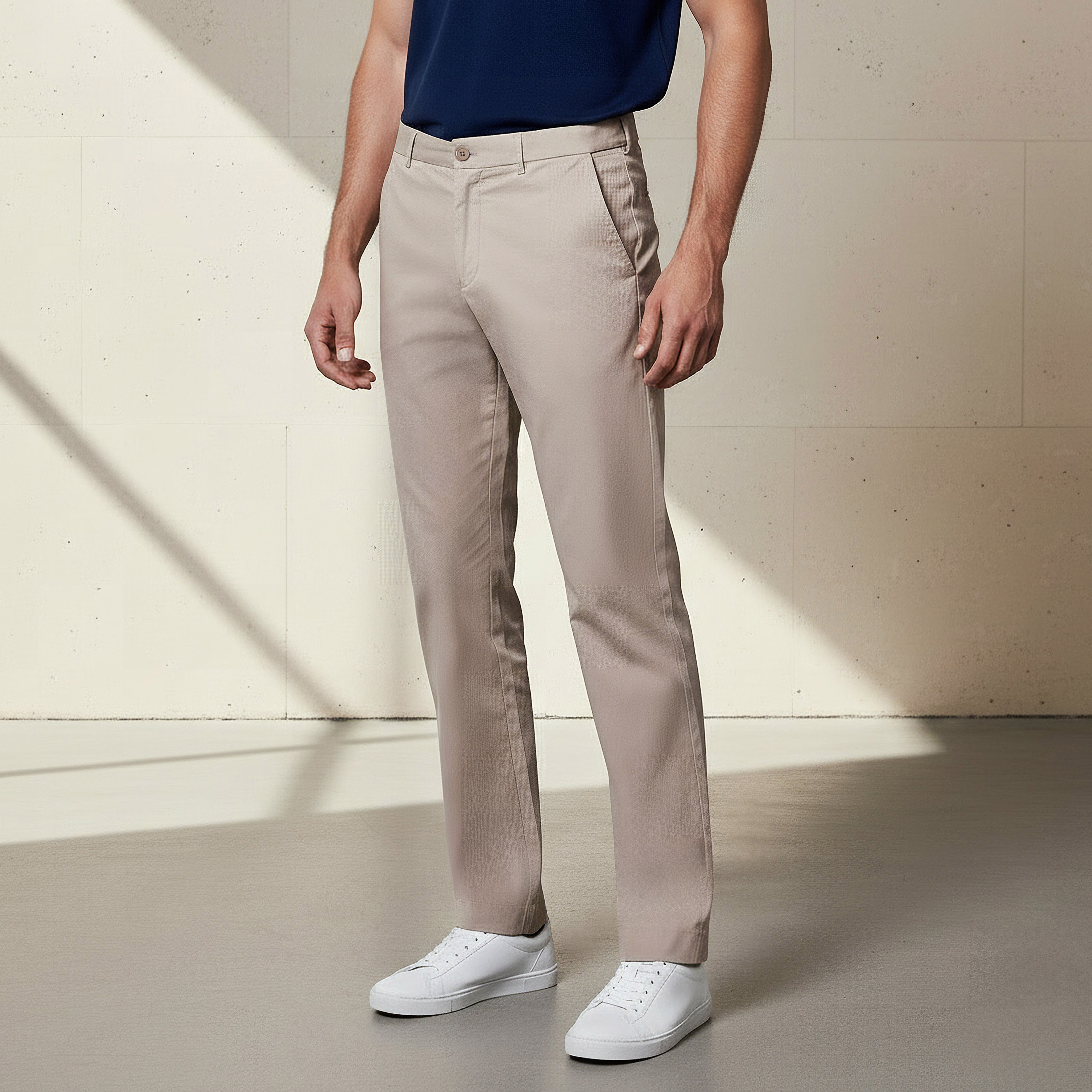 Regular Fit Flexi Waist Trousers-PROMO_SP_OM_2FOR16_110625-image-1
