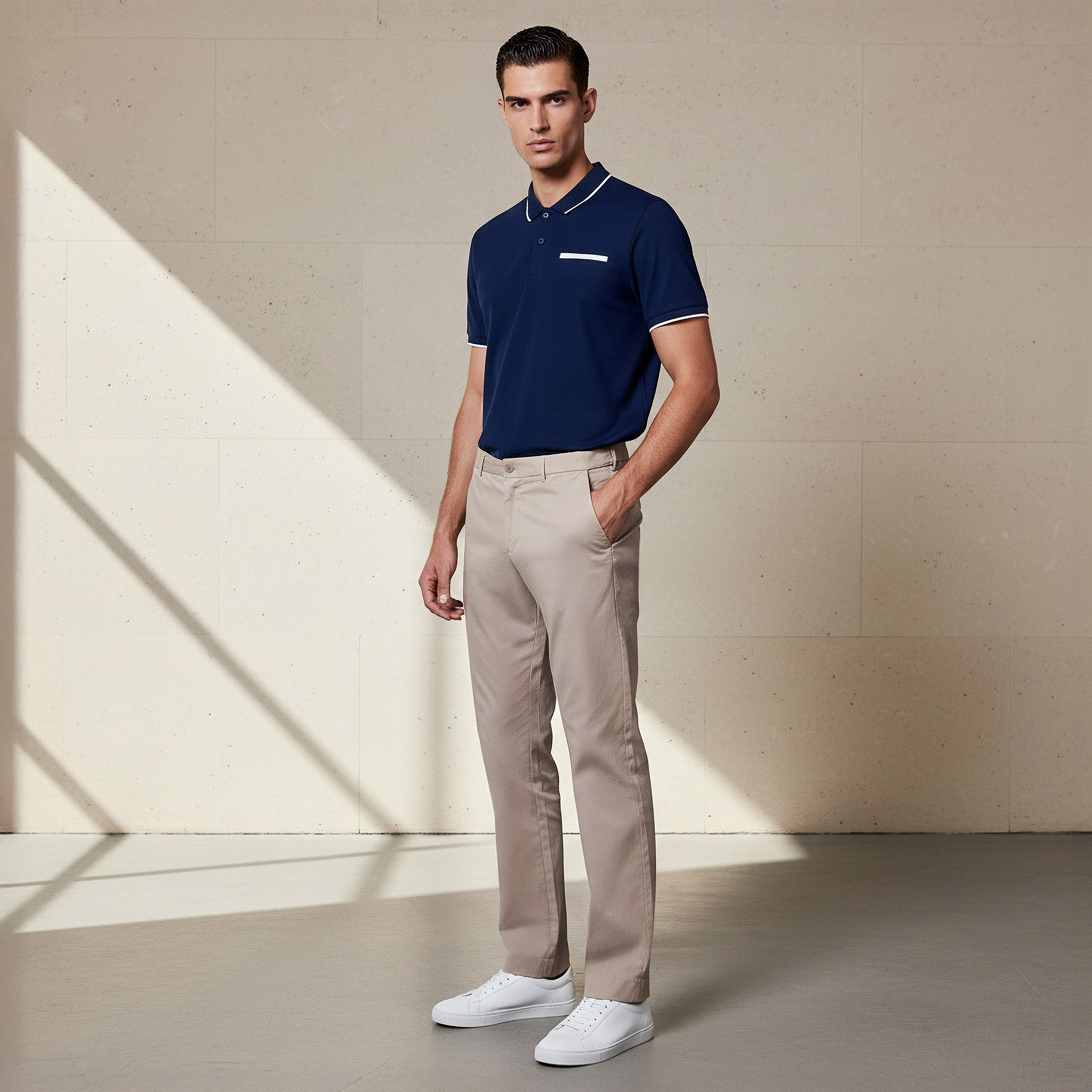Regular Fit Flexi Waist Trousers-PROMO_SP_OM_2FOR16_110625-image-2