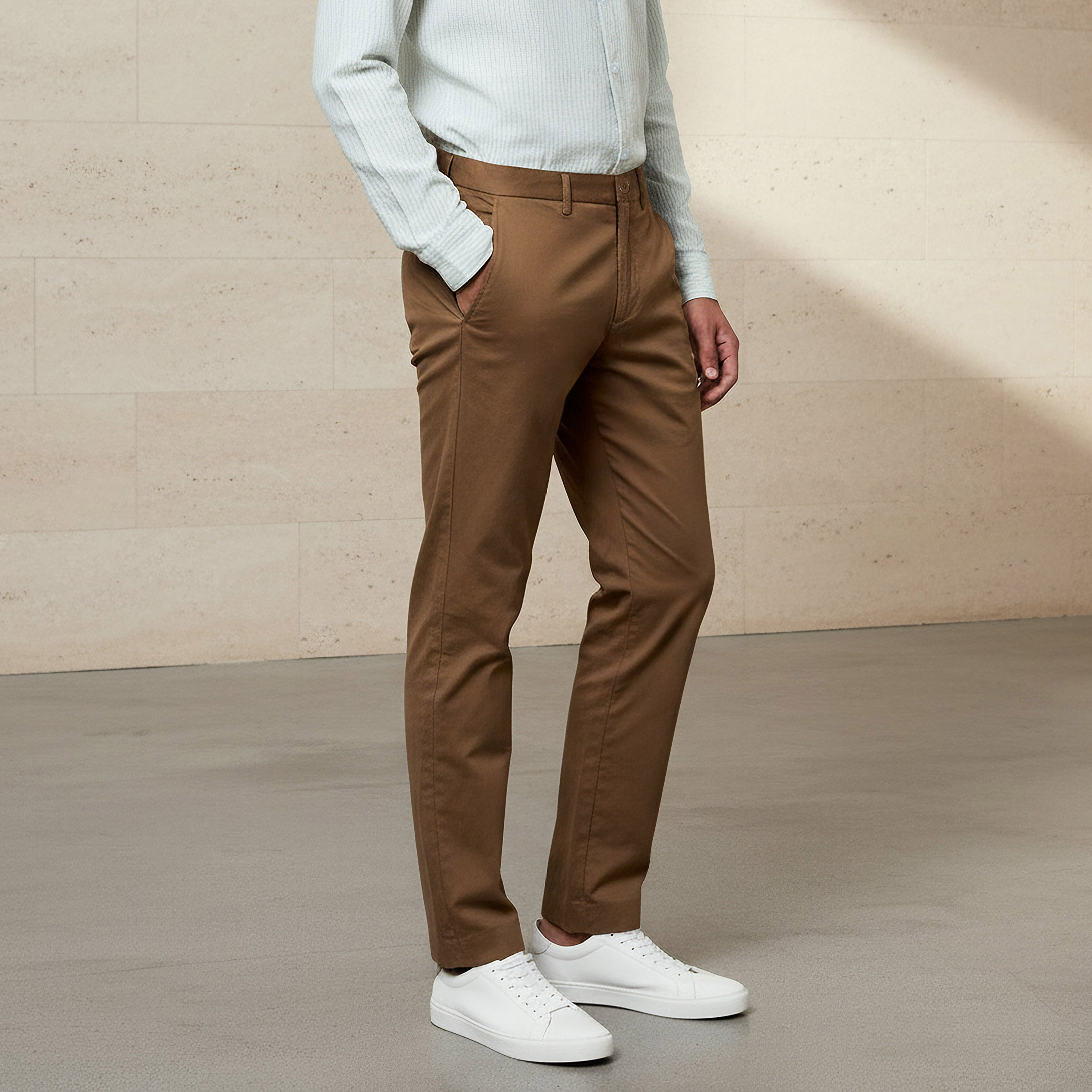 Regular Fit Flexi Waist Trousers-PROMO_SP_OM_2FOR16_110625-image-1