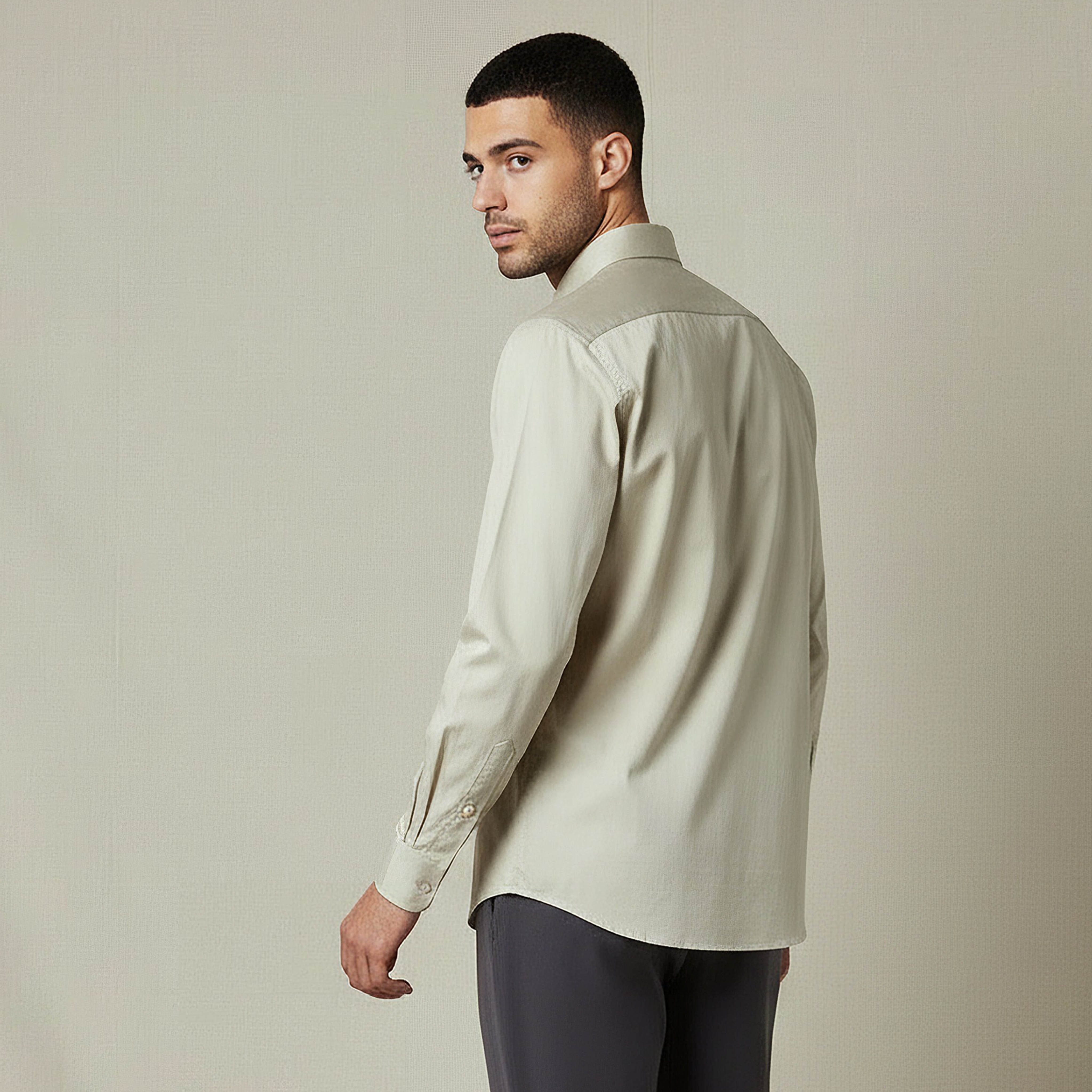 قميص بقصة سليم وياقة وأكمام طويلة للرجال-men-clothing-shirts-image-3
