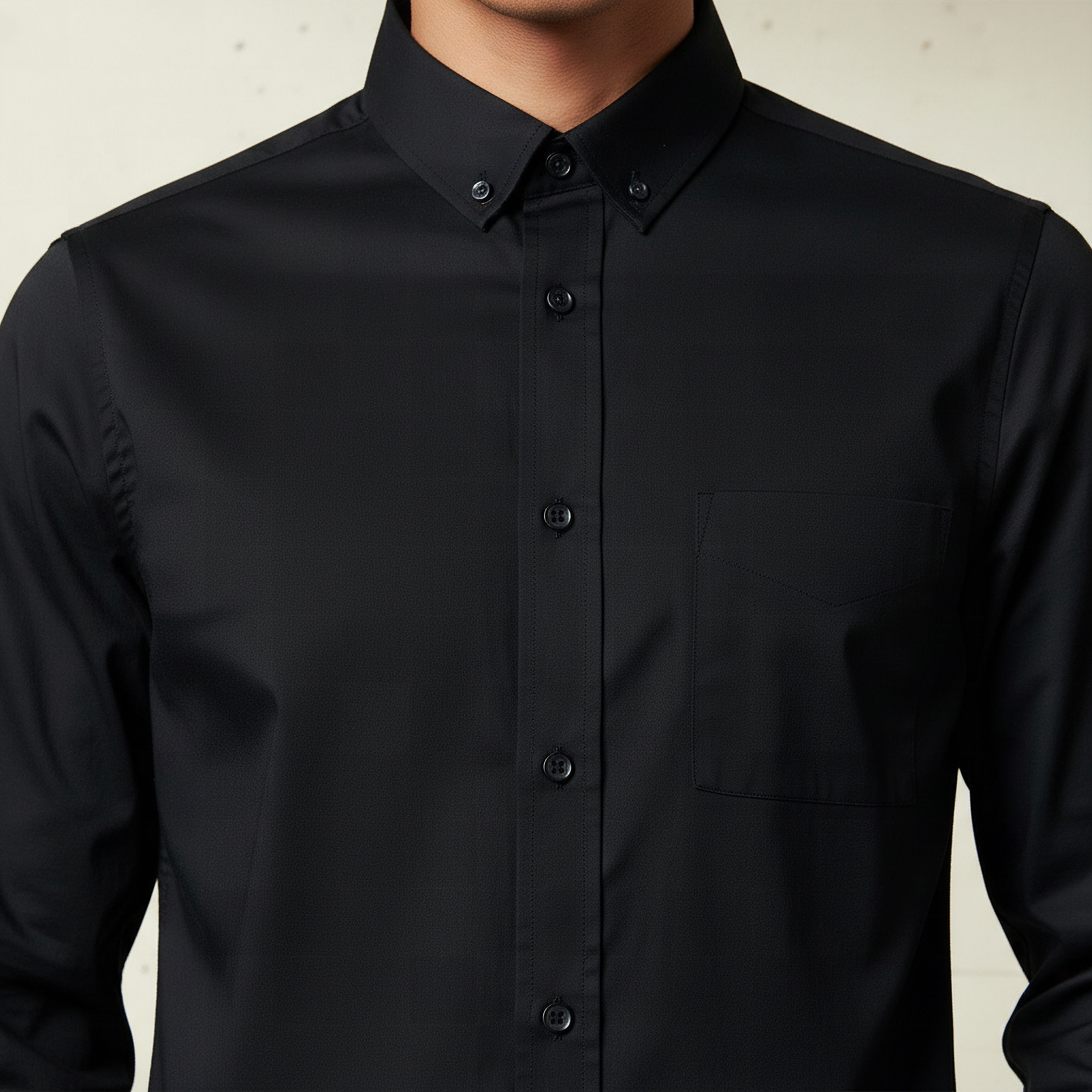 قميص بقصة سليم وياقة وأكمام طويلة للرجال-men-clothing-shirts-image-4