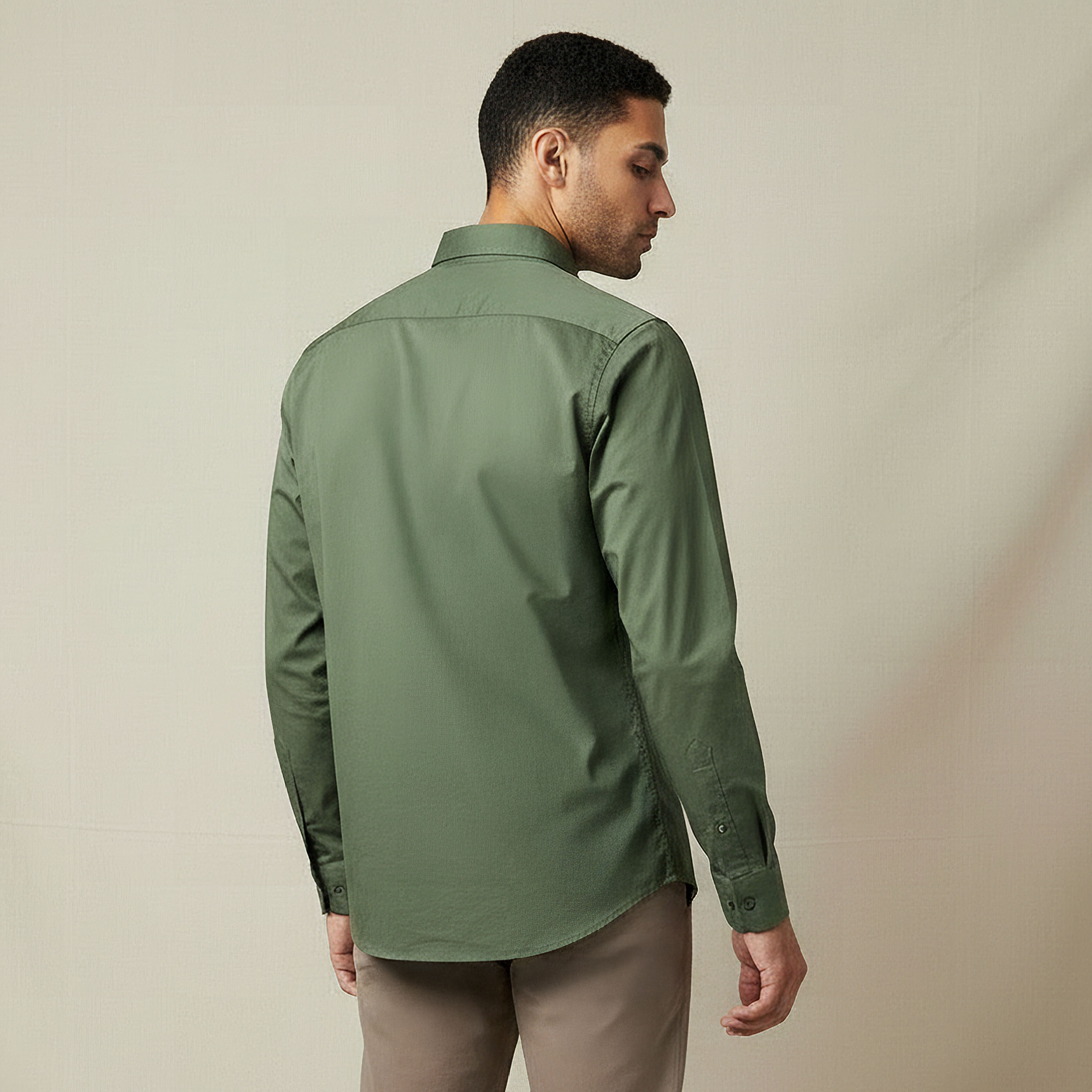 Men Slim Fit Button-Down Collar Long Sleeve Shirt-men-clothing-shirts-image-3