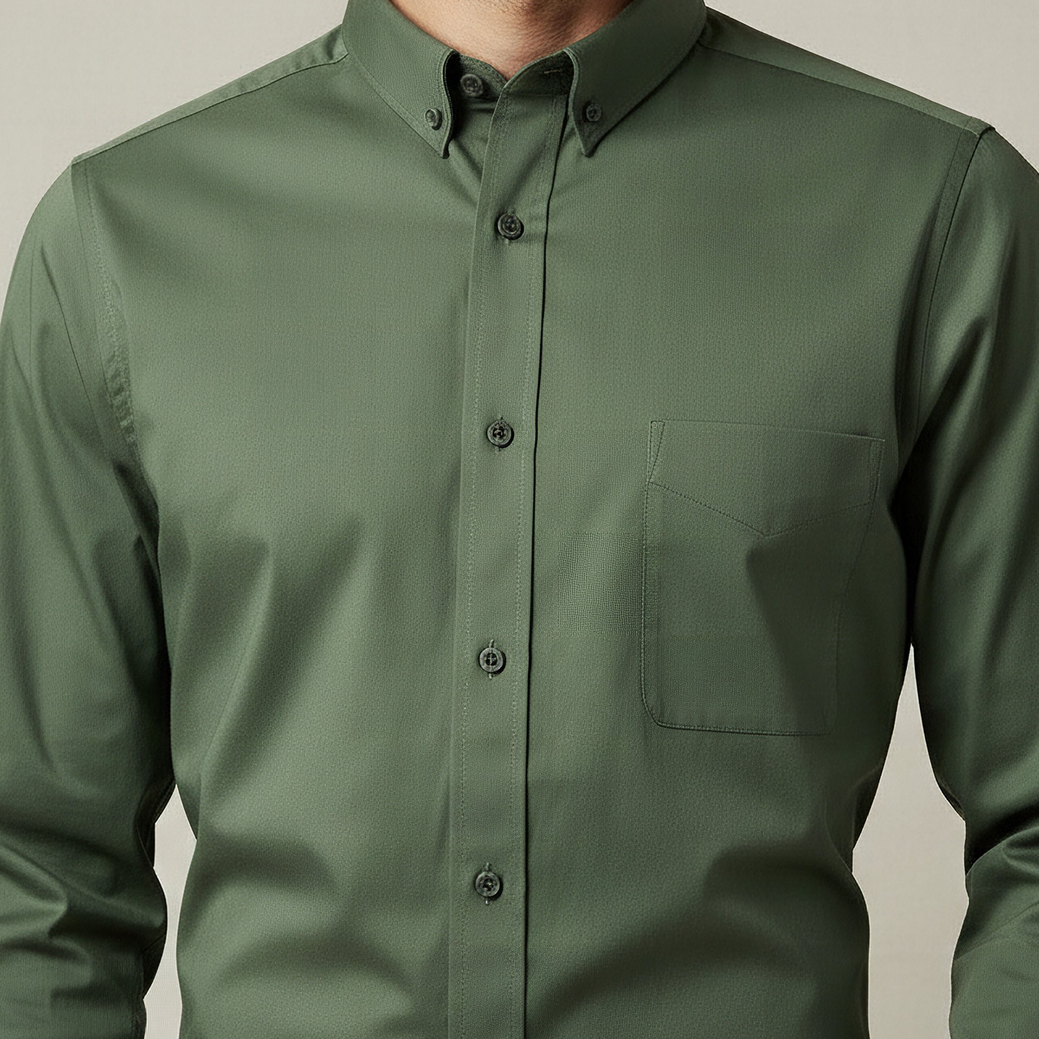 Men Slim Fit Button-Down Collar Long Sleeve Shirt-men-clothing-shirts-image-4