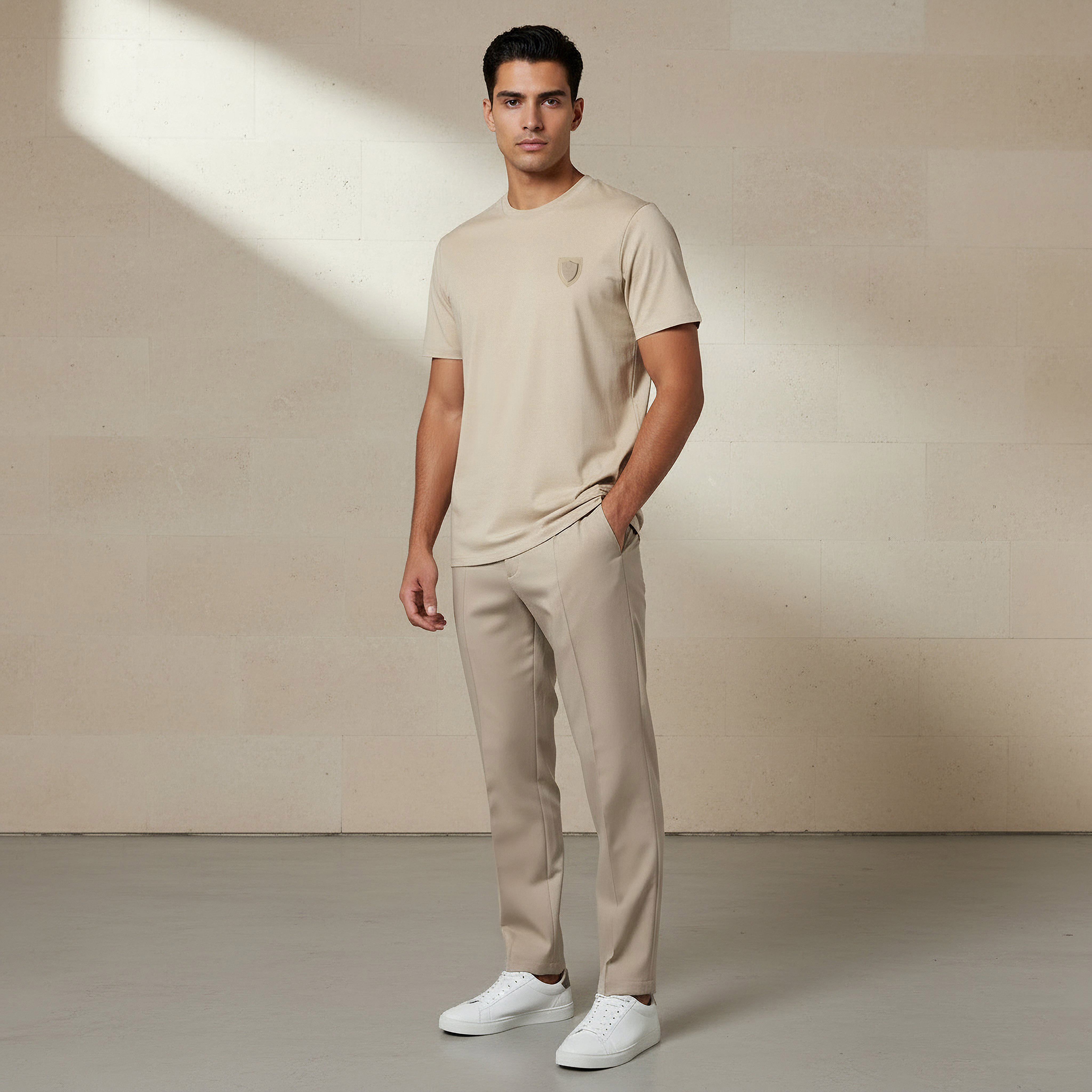 Emperor Men Regular Fit Crew Neck Short Sleeve Badge Accent T-shirt-men-clothing-tshirtsandpolos-tshirts-image-2