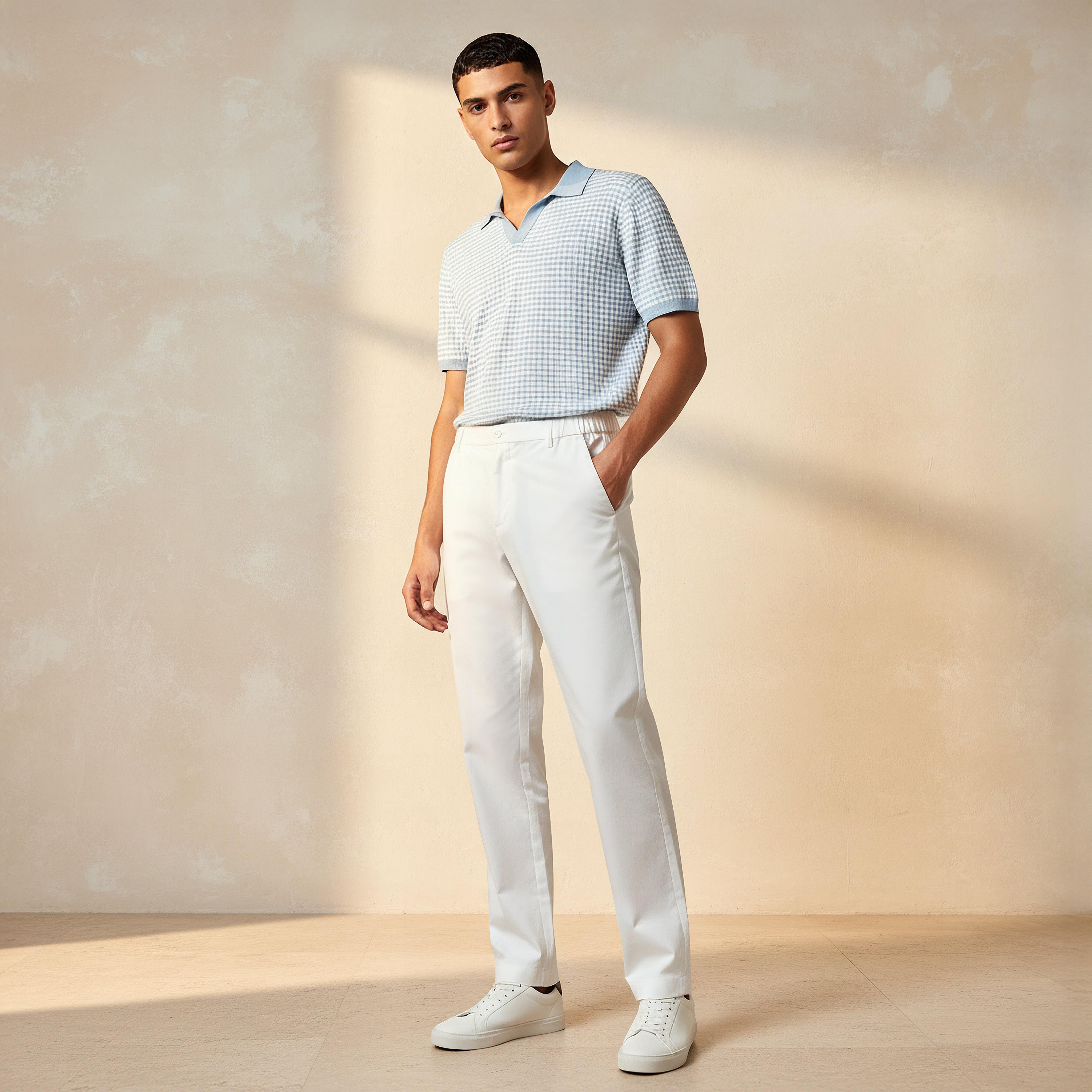 بنطلون رجالي قطن بقصة عادية من إمبيرور-men-clothing-bottoms-trousersandchinos-trousers-image-3