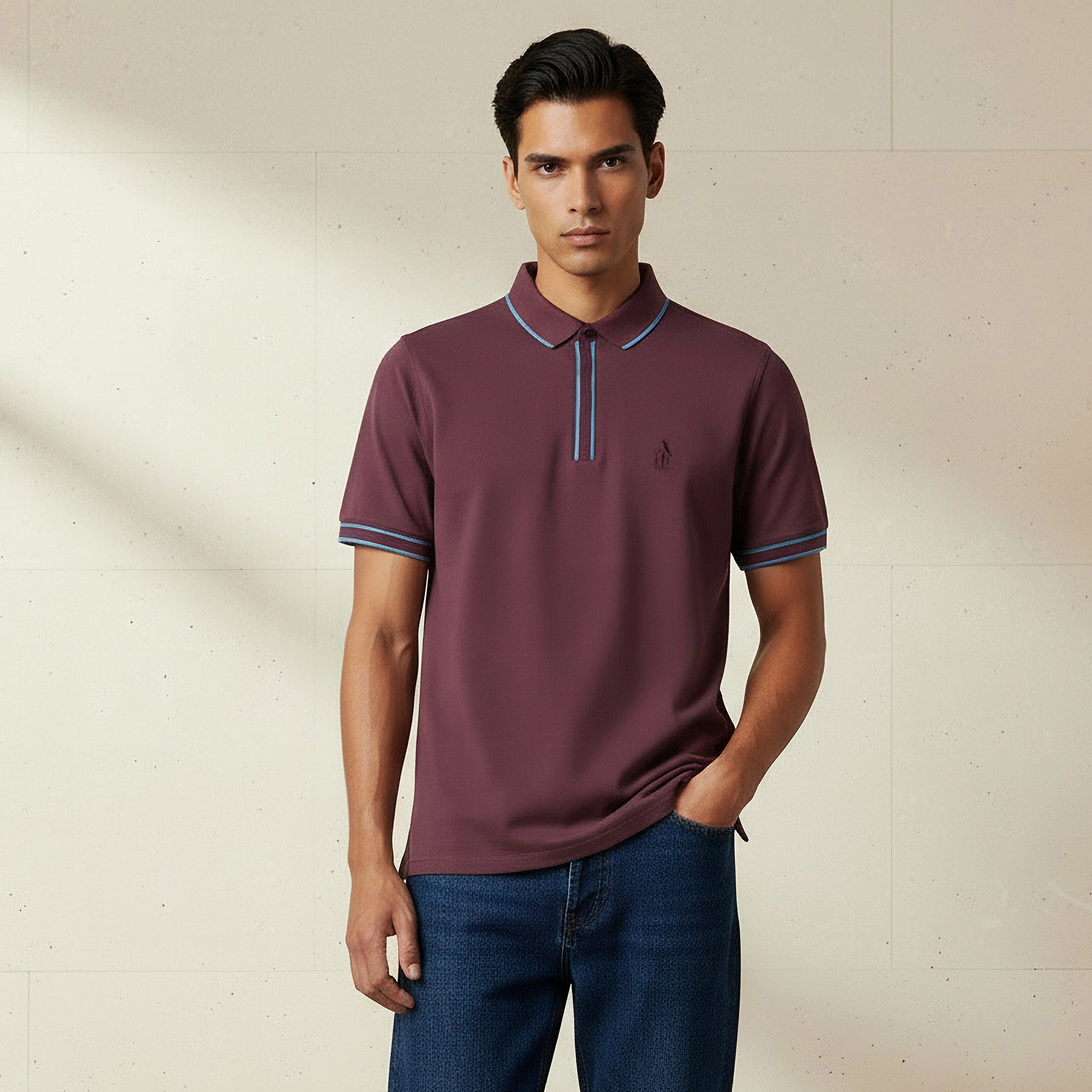 Emperor Men Short Sleeve Polo T-shirt-men-clothing-tshirtsandpolos-polos-image-1