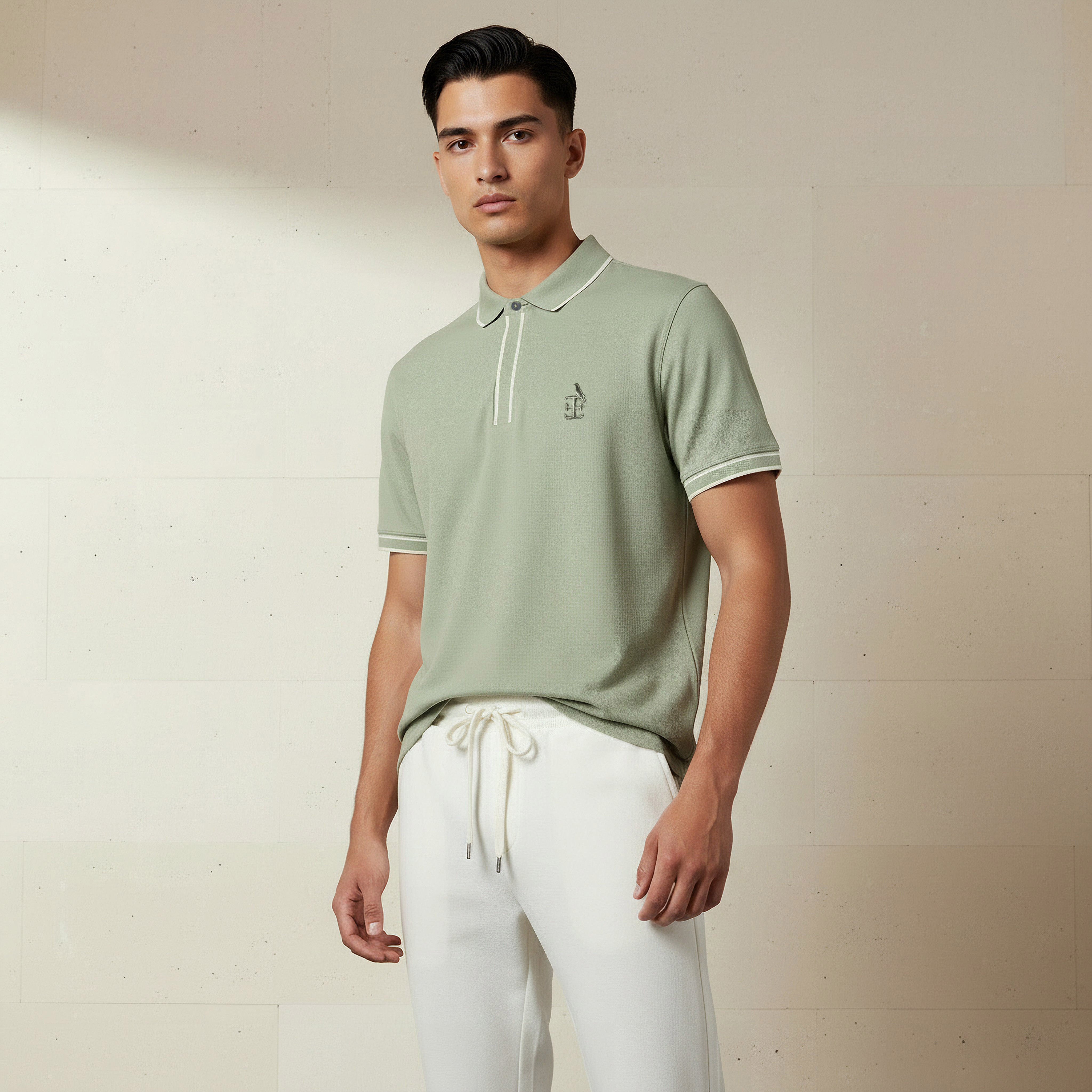 Emperor Men Short Sleeve Polo T-shirt-men-clothing-tshirtsandpolos-polos-image-1