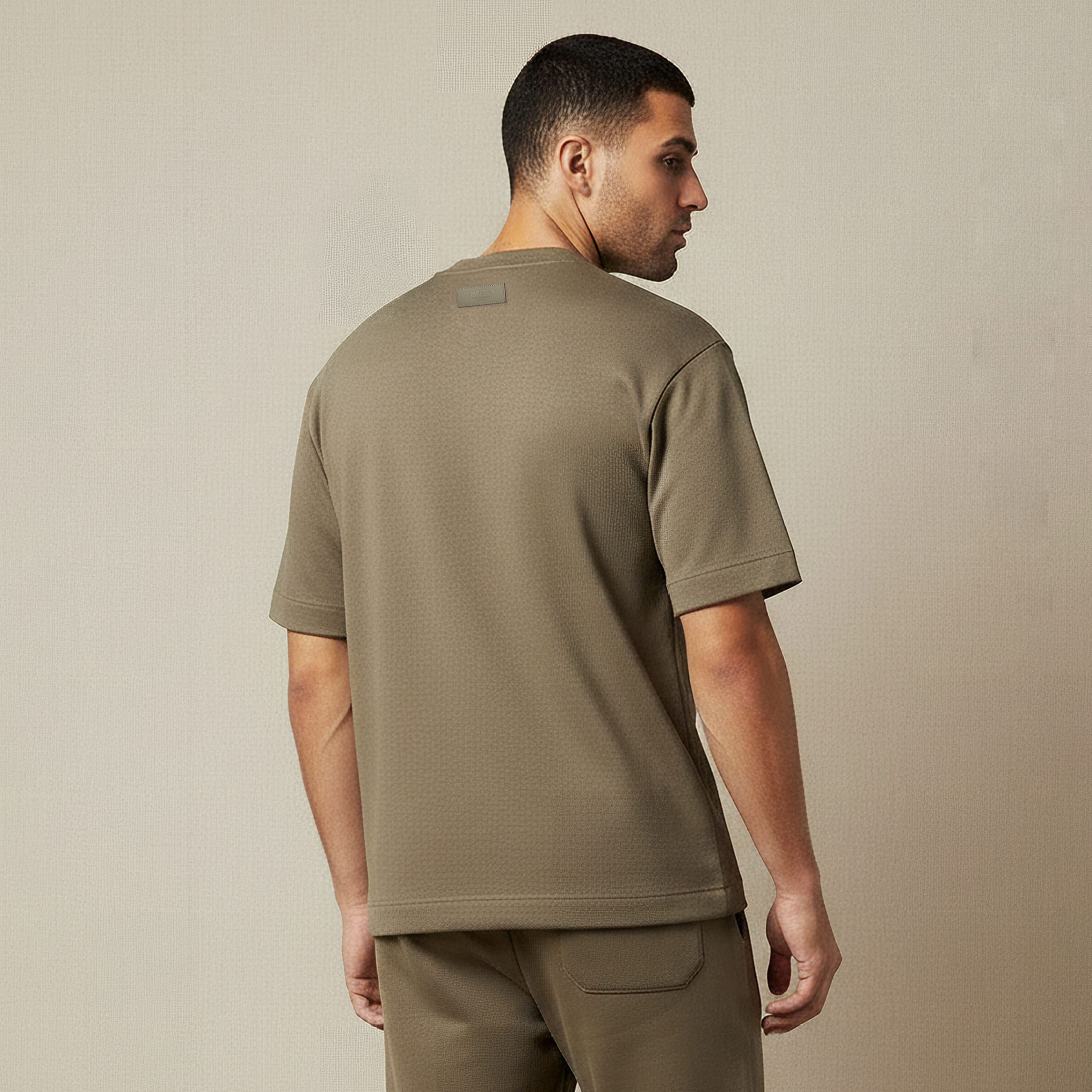 Emperor Men Regular Fit Crew Neck Short Sleeves T-shirt-men-clothing-coordsets-image-3