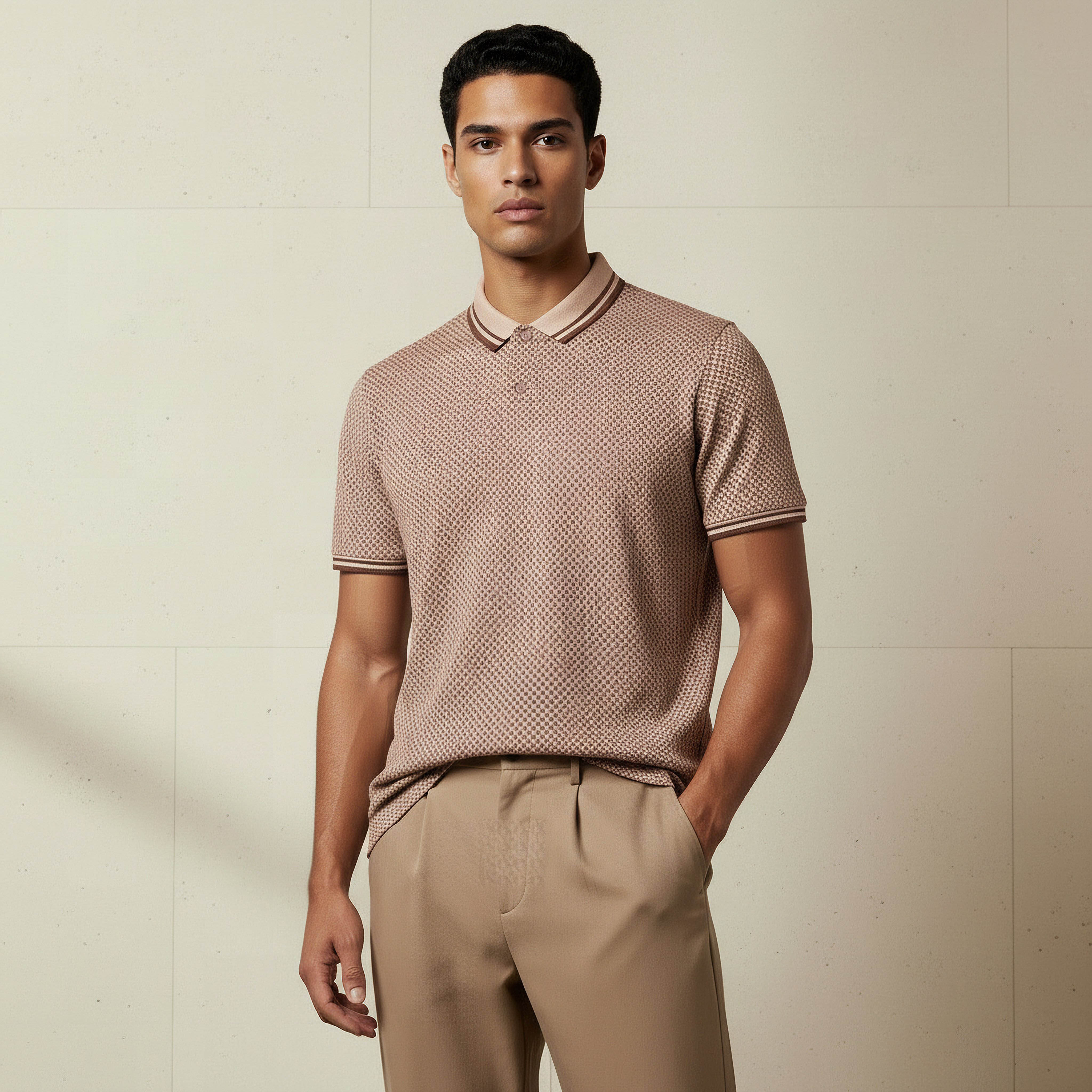 Men Short Sleeve Printed Polo T-shirt-men-clothing-tshirtsandpolos-polos-image-1