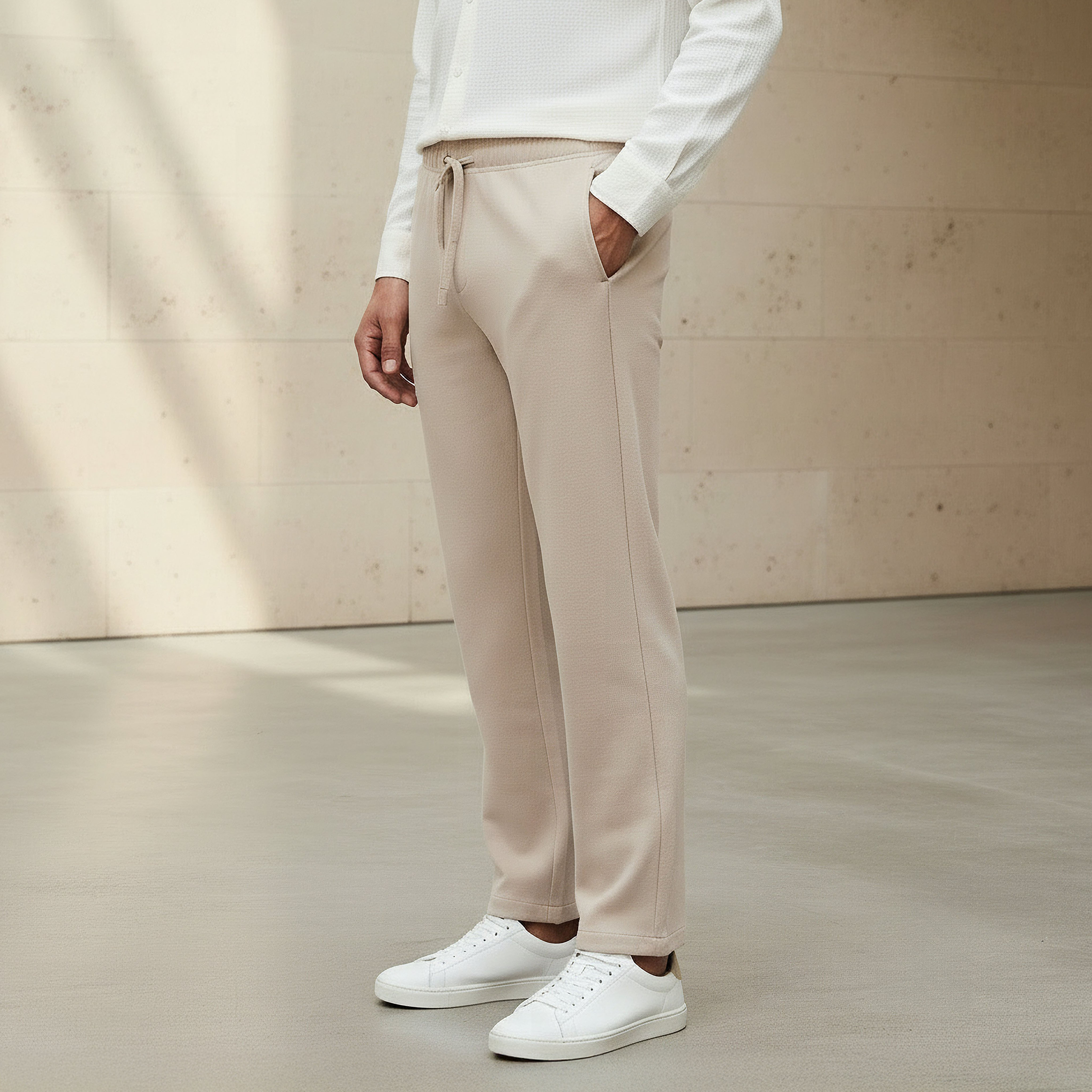 Men Regular Fit Casual Pants-men-clothing-bottoms-joggers-image-1