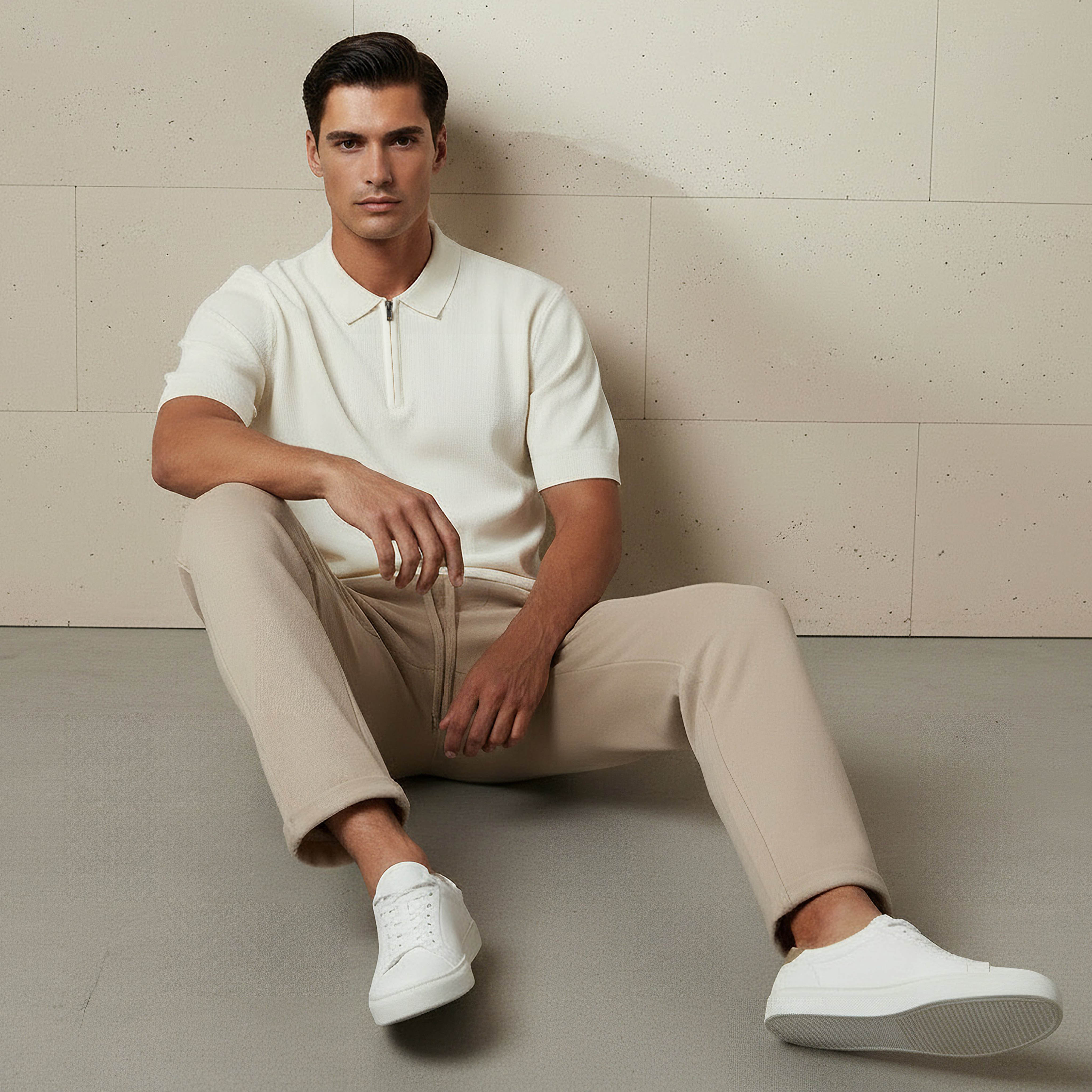 Men Short Sleeve Textured Polo T-shirt-men-clothing-tshirtsandpolos-polos-image-5