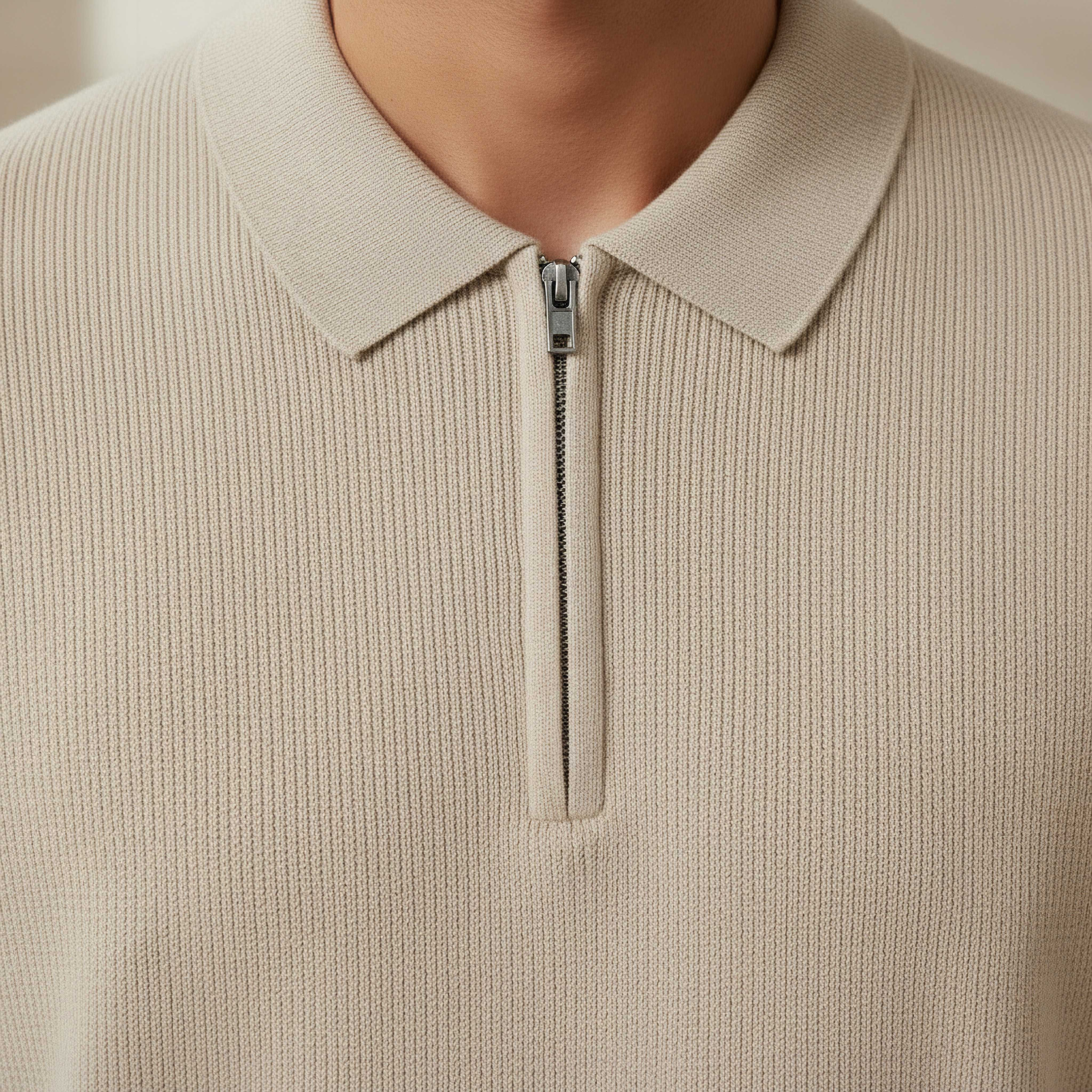Men Short Sleeve Textured Polo T-shirt-men-clothing-tshirtsandpolos-polos-image-4