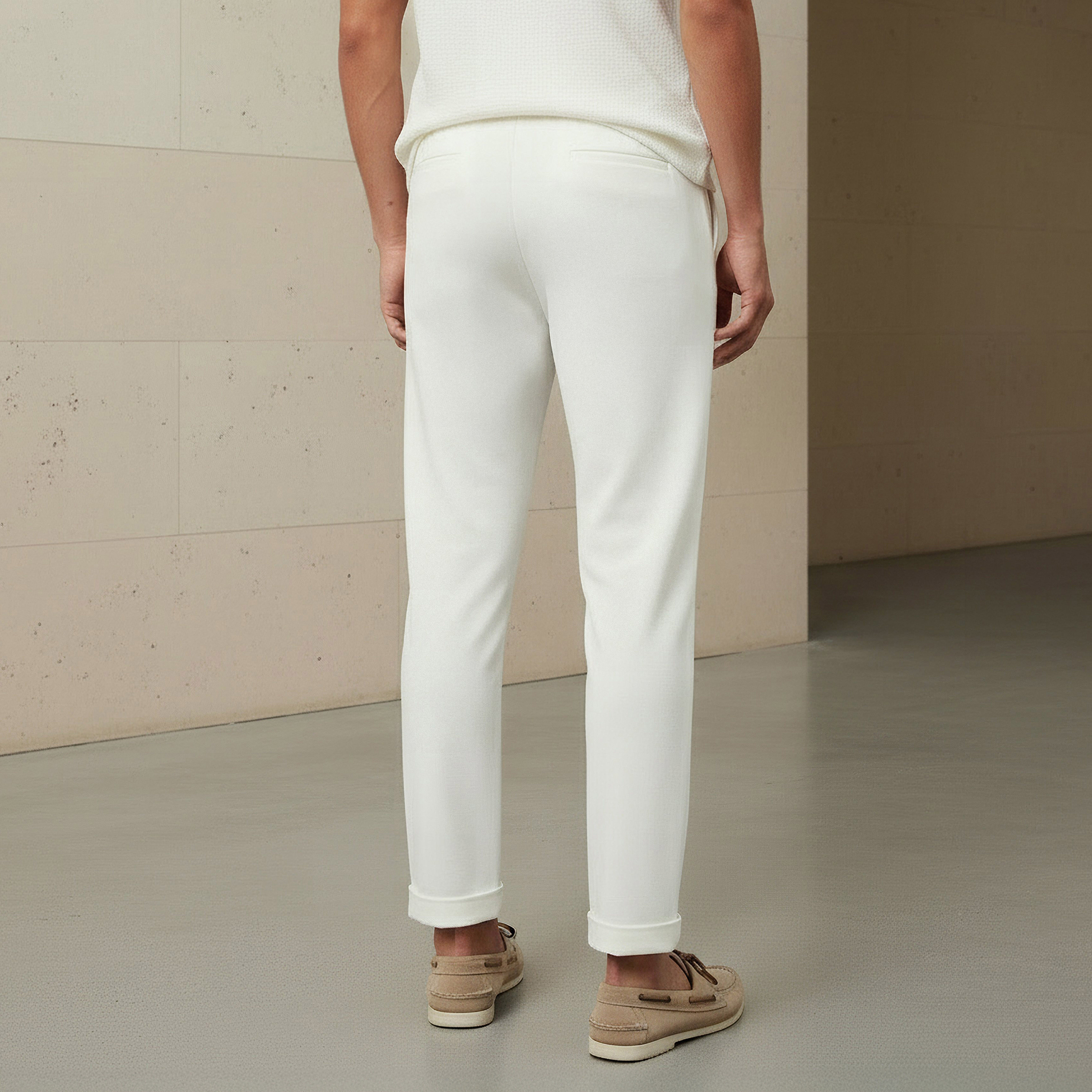 بنطلون بيكيه رجالي بقصة سليم-men-clothing-bottoms-joggers-image-3