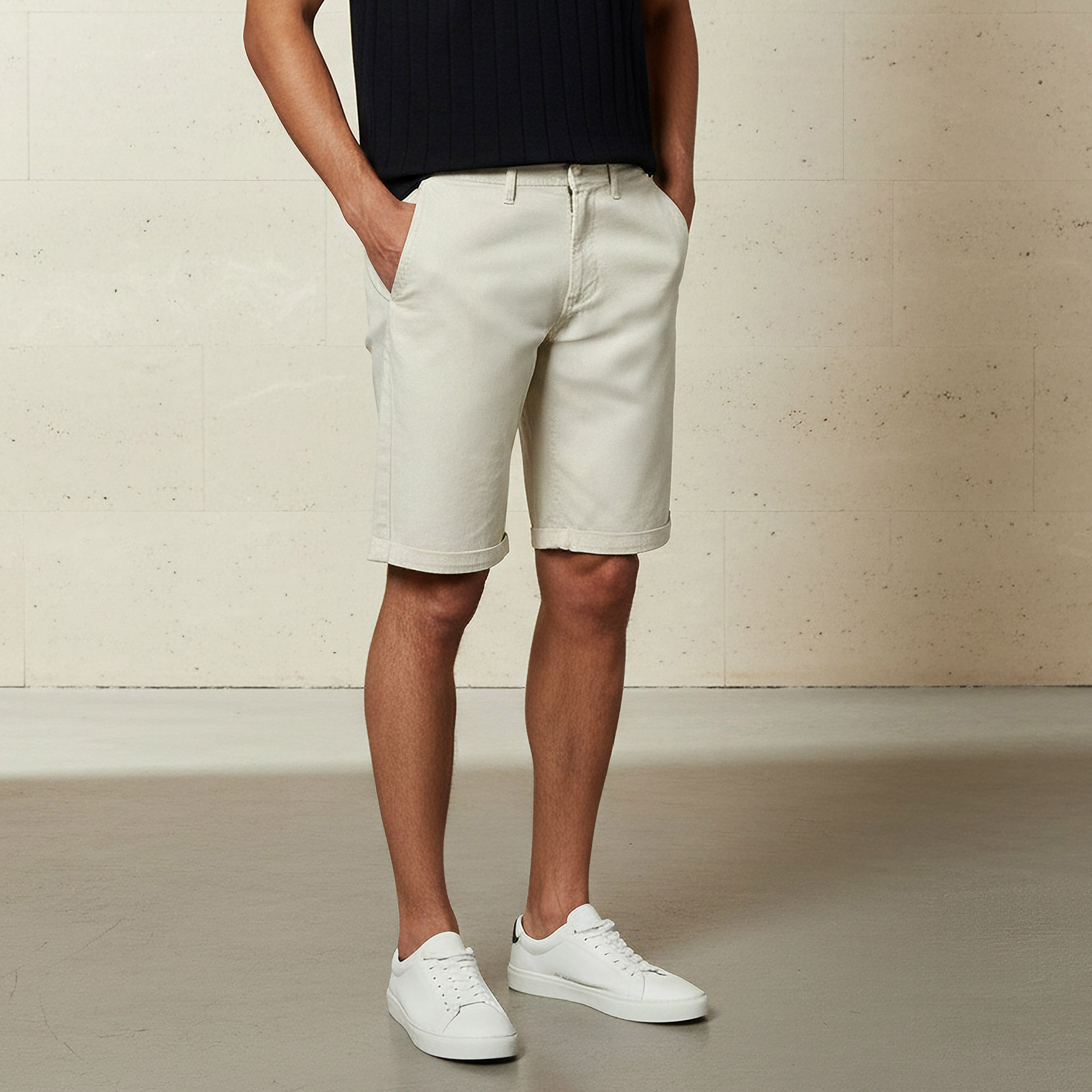 Men Slim Fit Shorts-men-clothing-bottoms-shorts-image-1