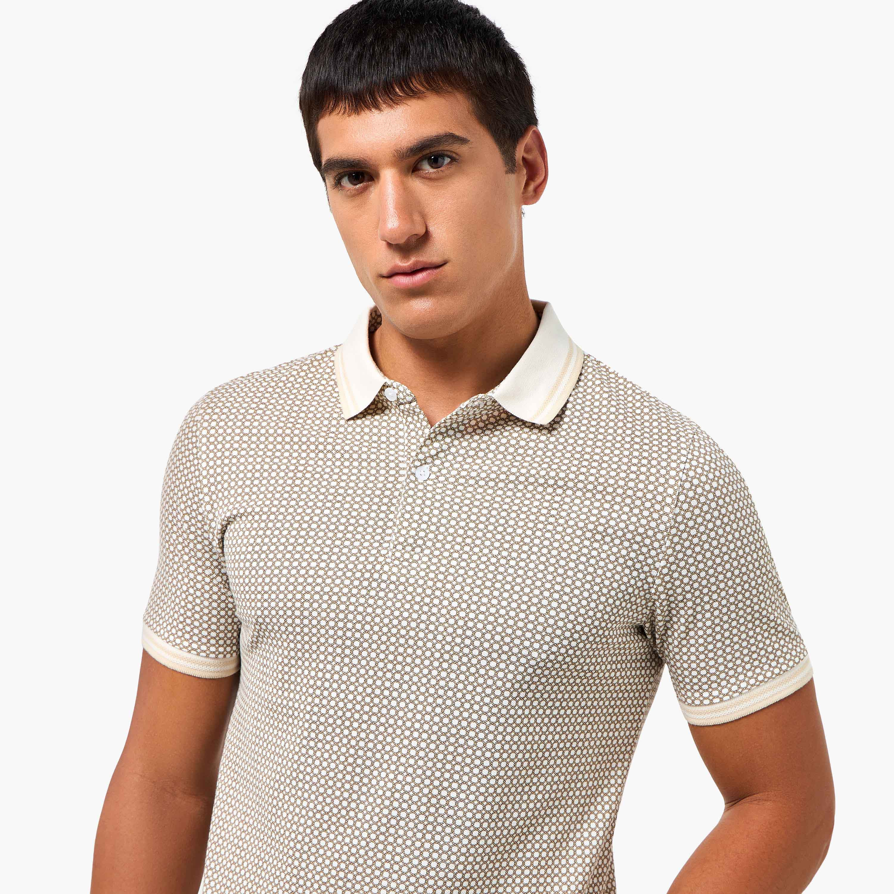 Men Short Sleeves Textured Polo T-shirt-men-clothing-tshirtsandpolos-polos-image-5