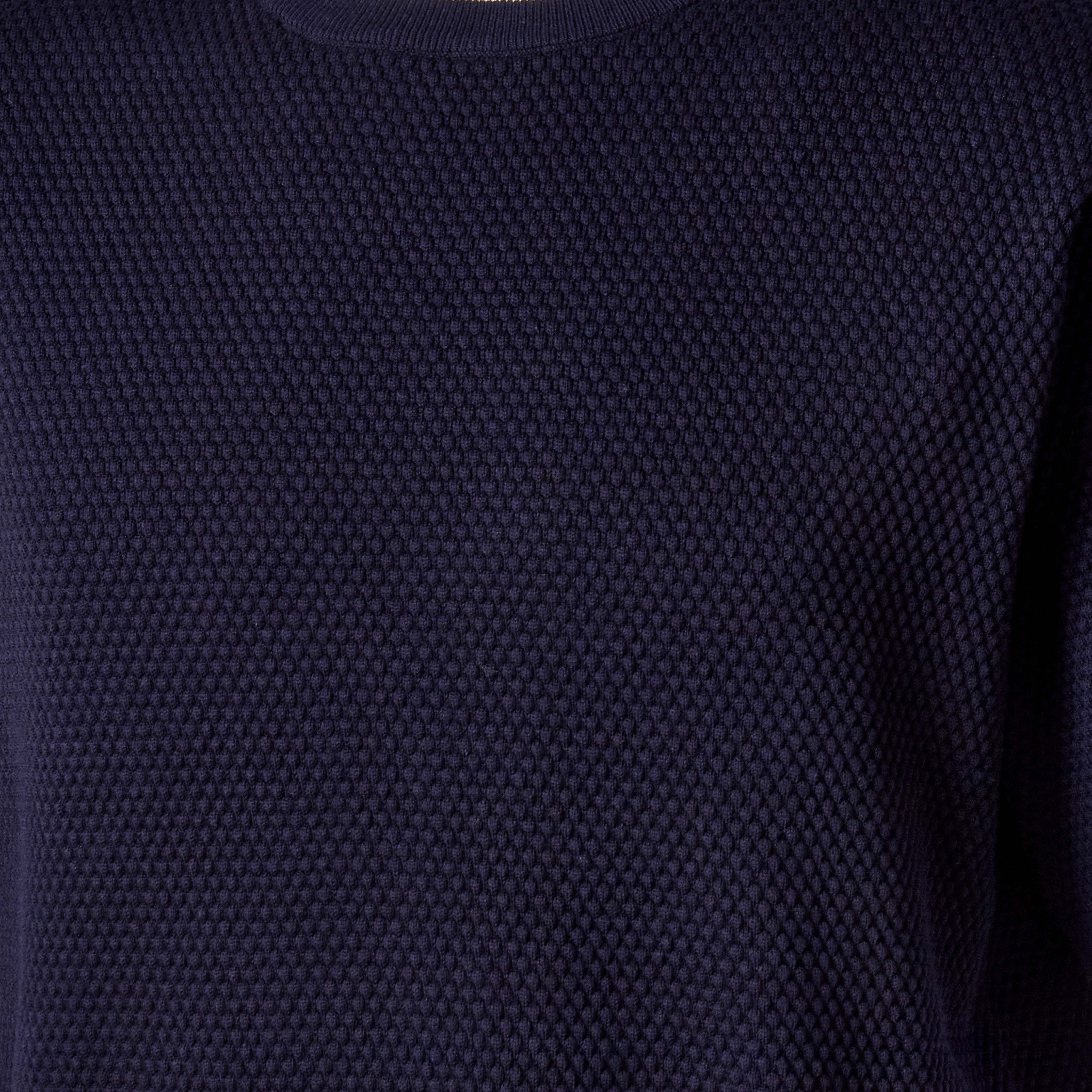 تيشيرت بياقة مستديرة بارز الملمس بوبكورن للرجال-men-clothing-tshirtsandpolos-tshirts-image-4