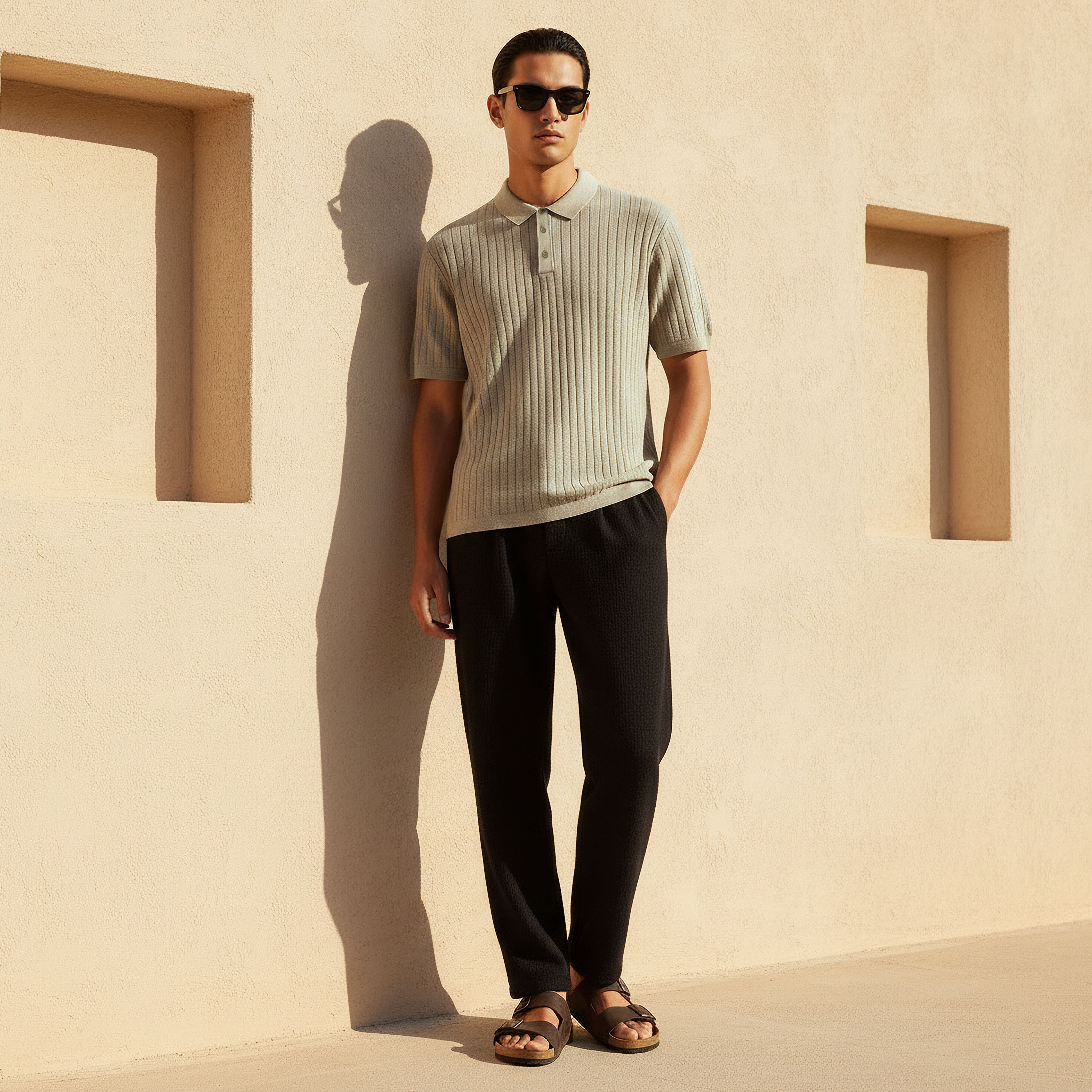 Men Short Sleeves Ribbed Polo T-Shirt-PROMO_SP_KW_RGCC_BUY2FOR9_040325-image-2